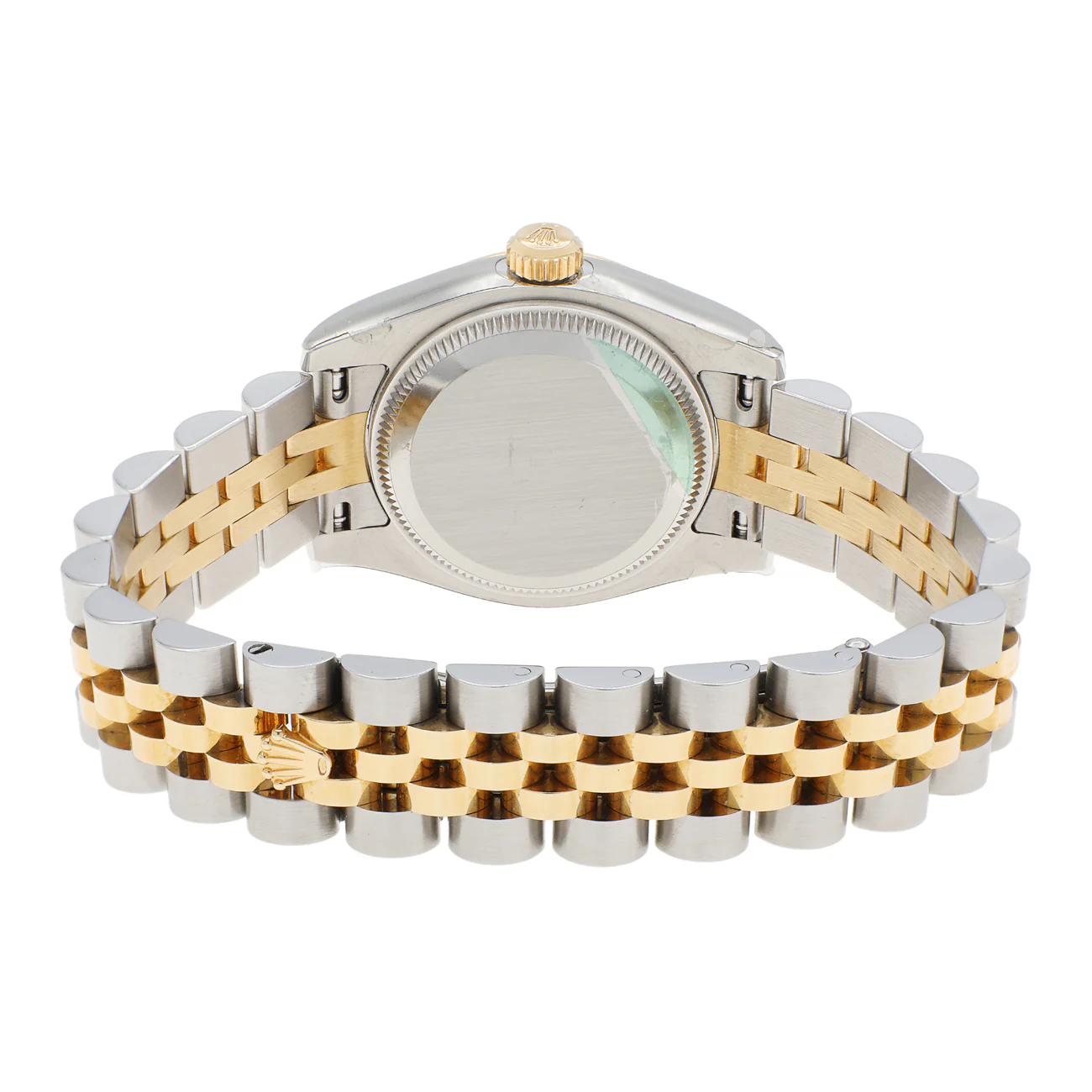 Rolex Stainless Steel 18K Yellow Gold Diamond Datejust 26 179173 - Image 2