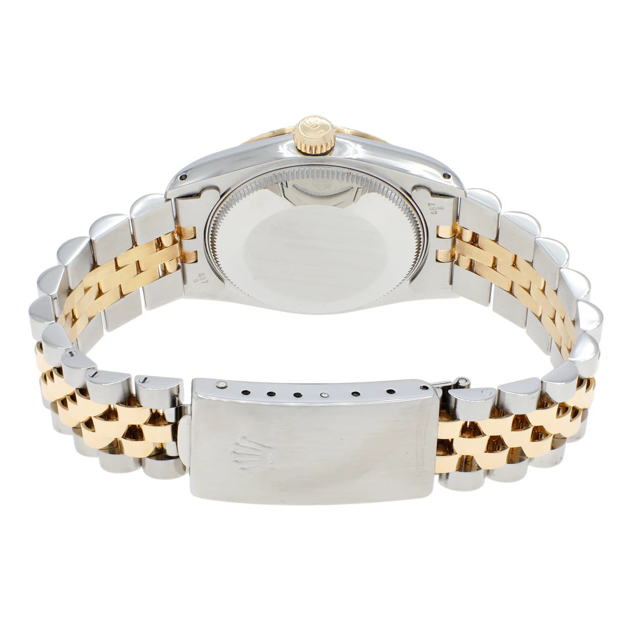 Rolex Stainless Steel 18K Yellow Gold Diamond Datejust 31 68273 - Image 2