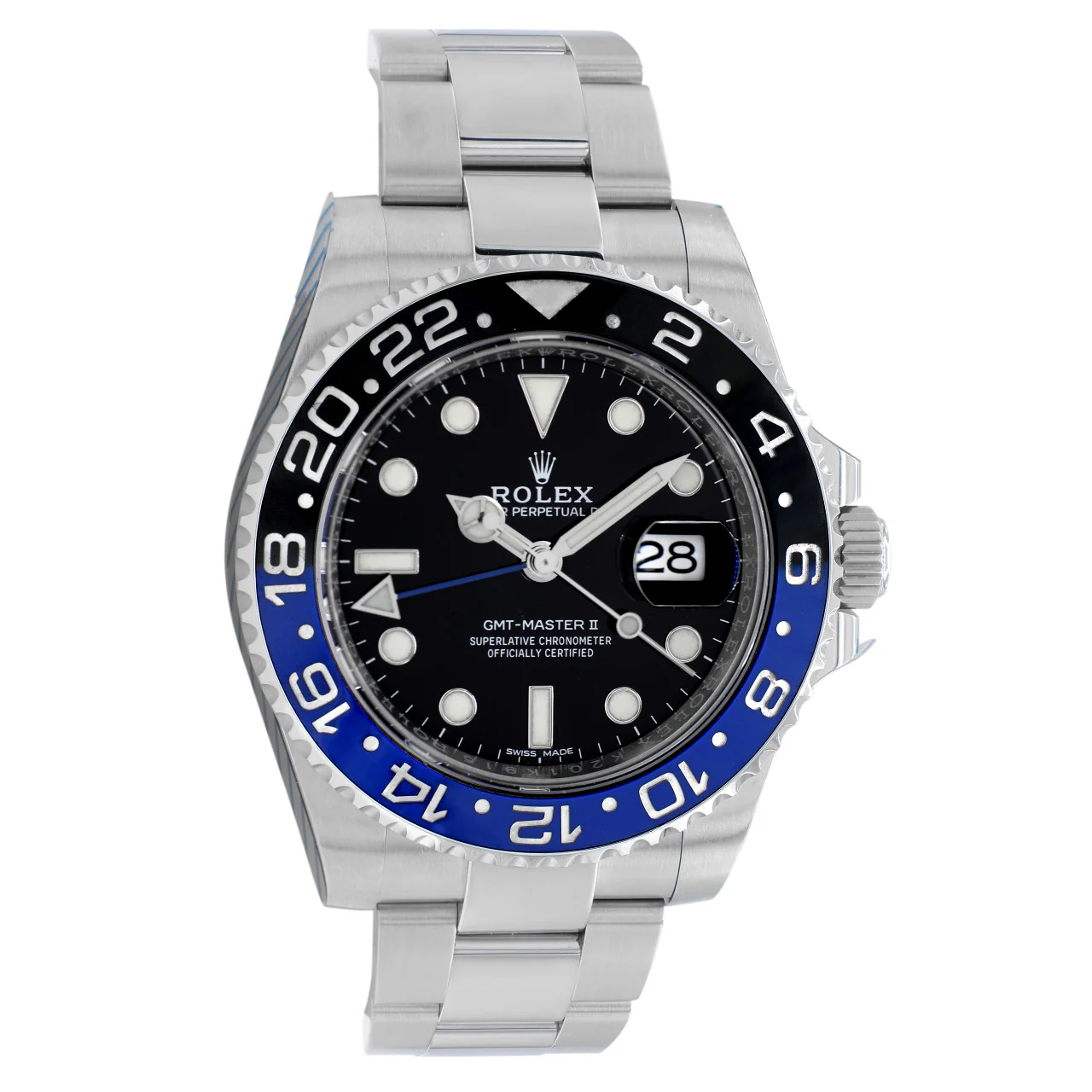 Rolex Stainless Steel GMT-Master II "Batman" 116710BLNR