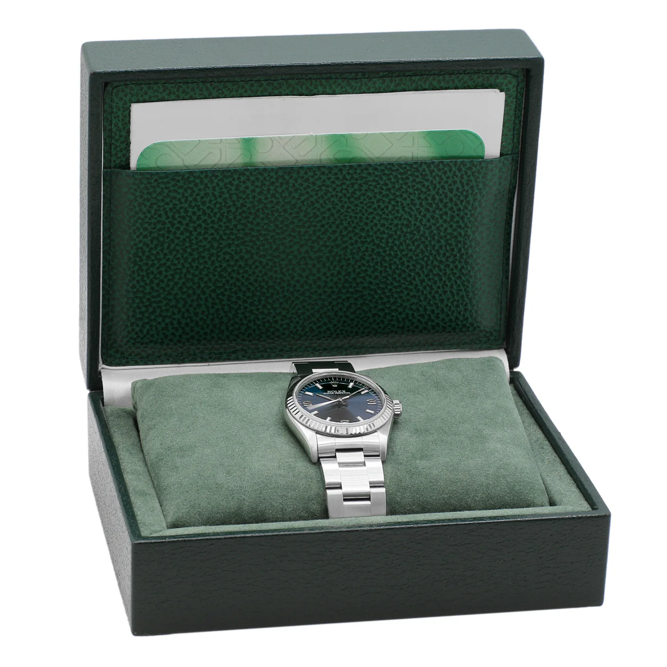 Rolex Stainless Steel White Gold Oyster Perpetual 31 77014 - Image 5