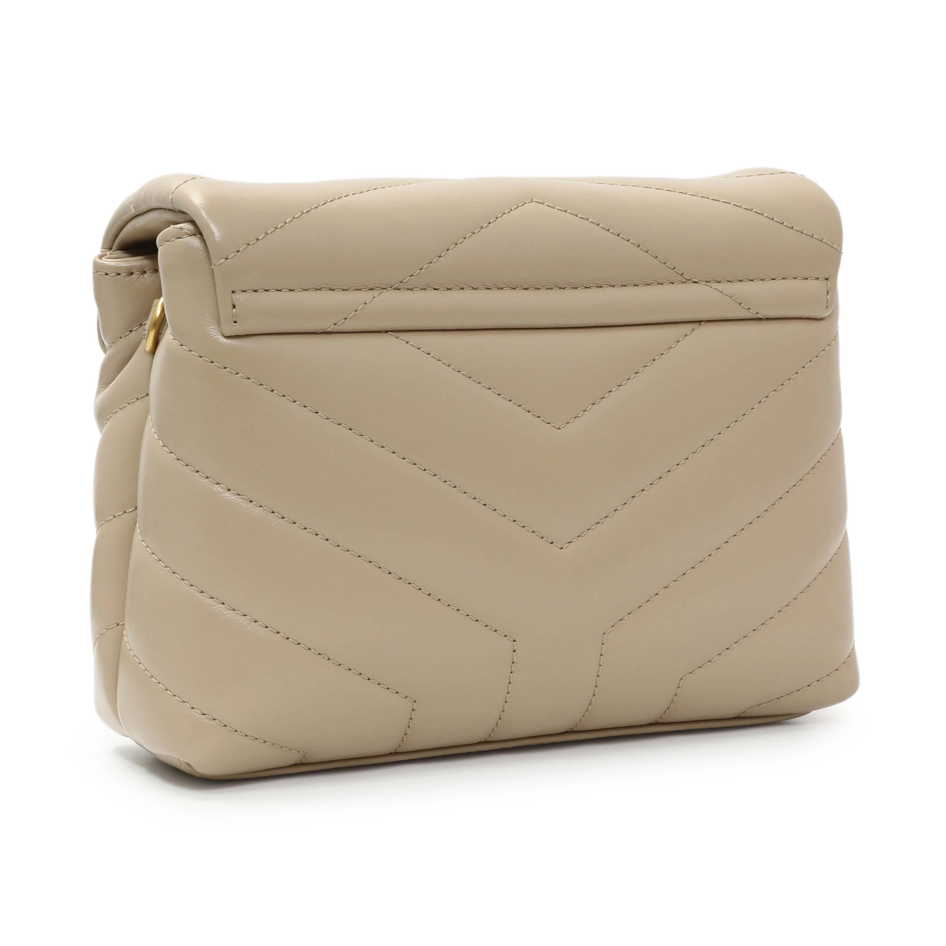 Saint Laurent Beige Calfskin Monogram Toy Loulou Crossbody - Image 2