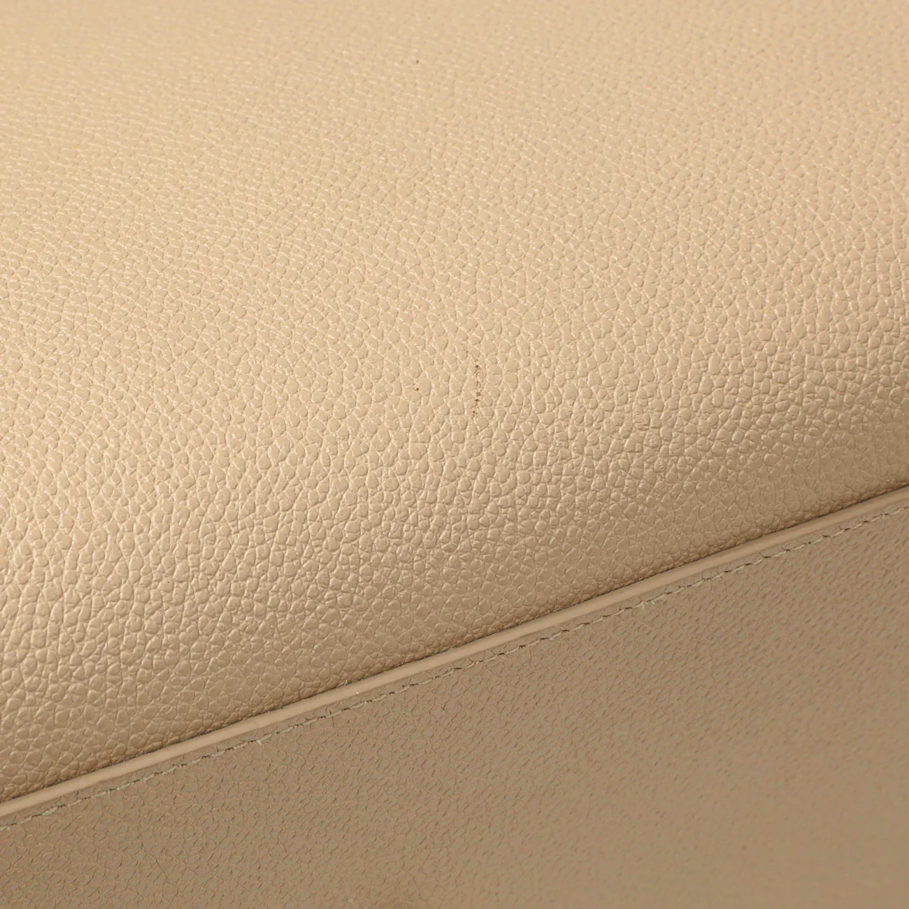 Saint Laurent Beige Grained Calfskin Small Sac De Jour - Image 8