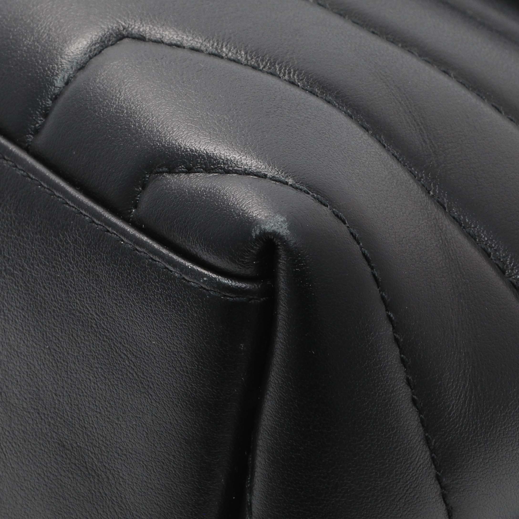 Saint Laurent Black Calfskin Loulou Chain Satchel Small - Image 5