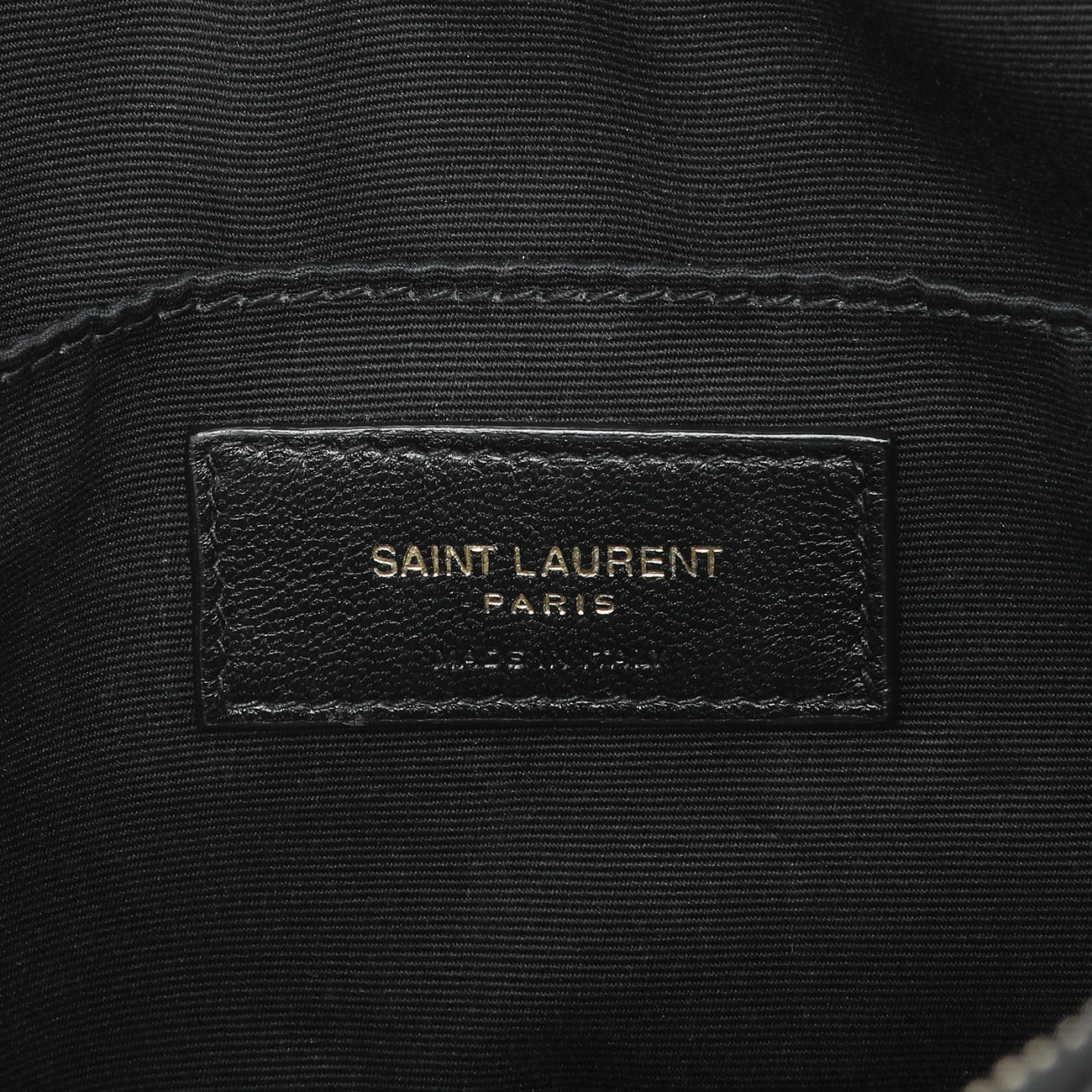Saint Laurent Black Calfskin Matelasse Monogram Lou Camera Bag - Image 9