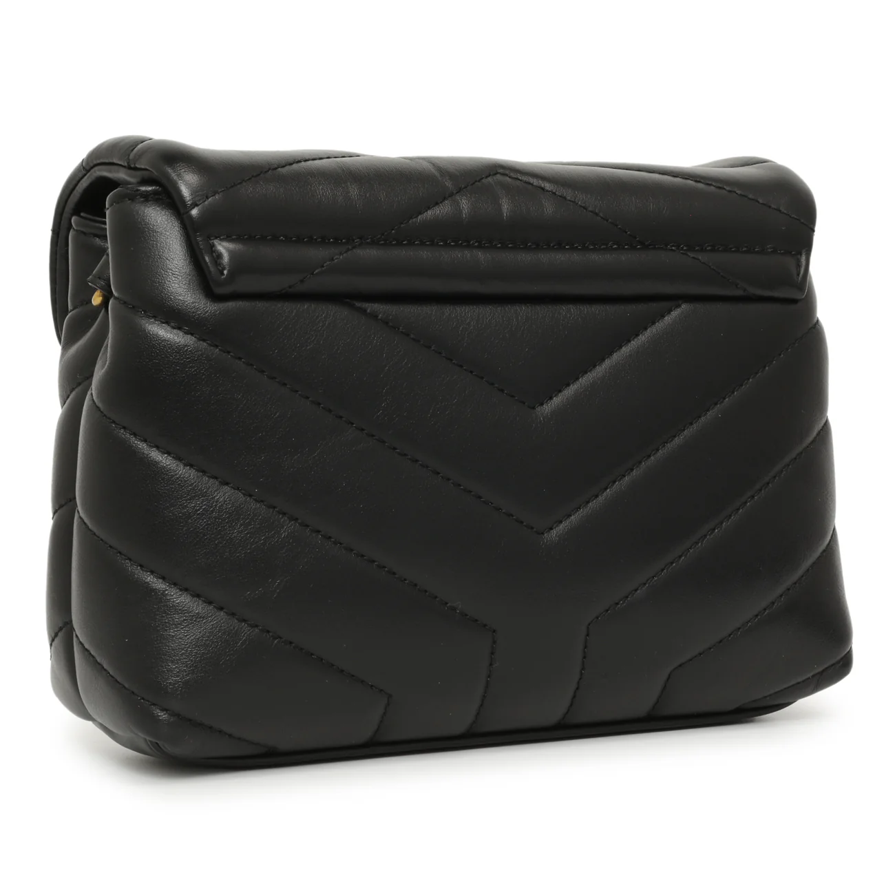 Saint Laurent Black Calfskin Monogram Toy Loulou Crossbody - Image 2