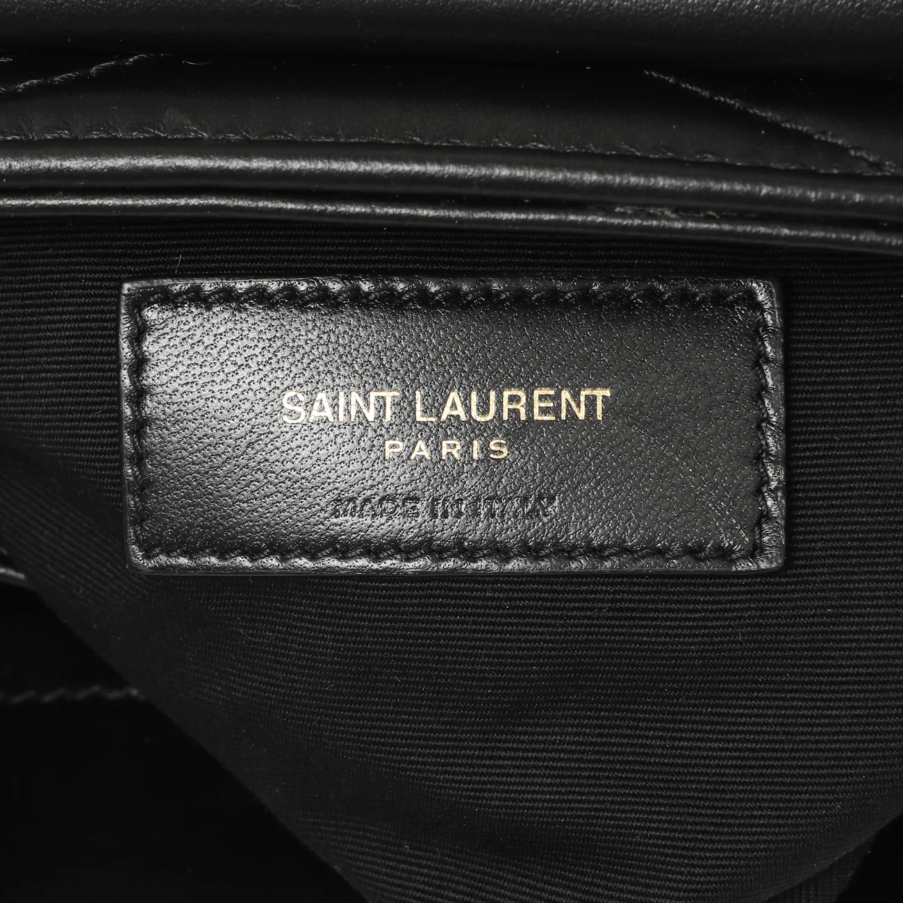 Saint Laurent Black Calfskin Monogram Toy Loulou Crossbody - Image 5