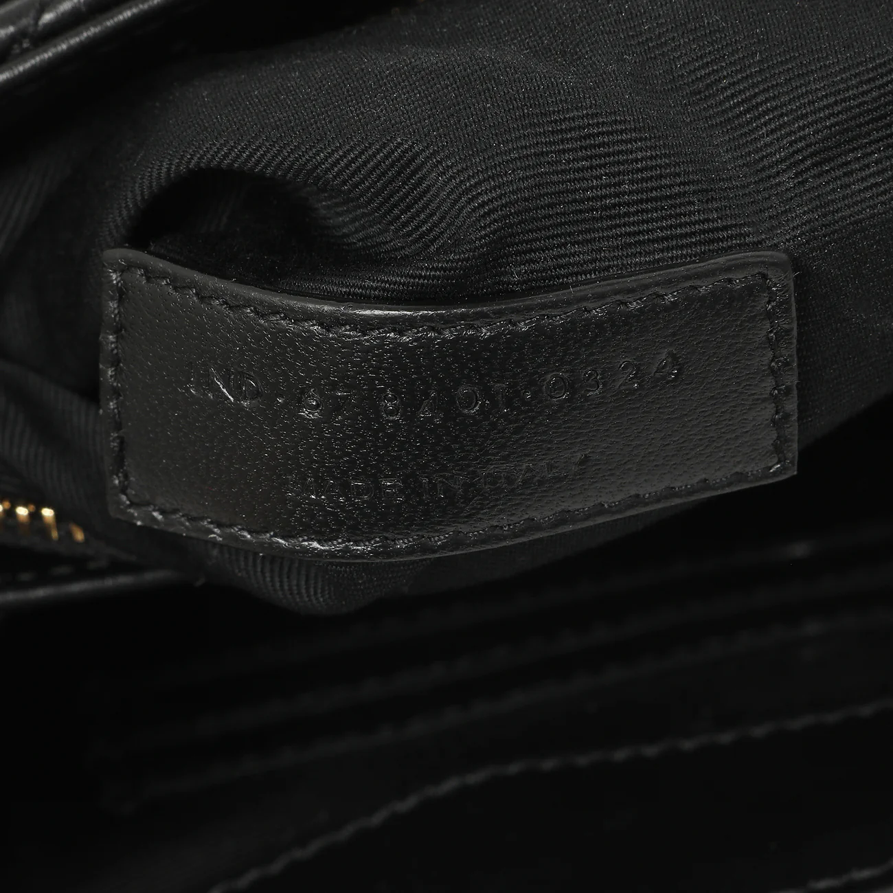 Saint Laurent Black Calfskin Monogram Toy Loulou Crossbody - Image 6