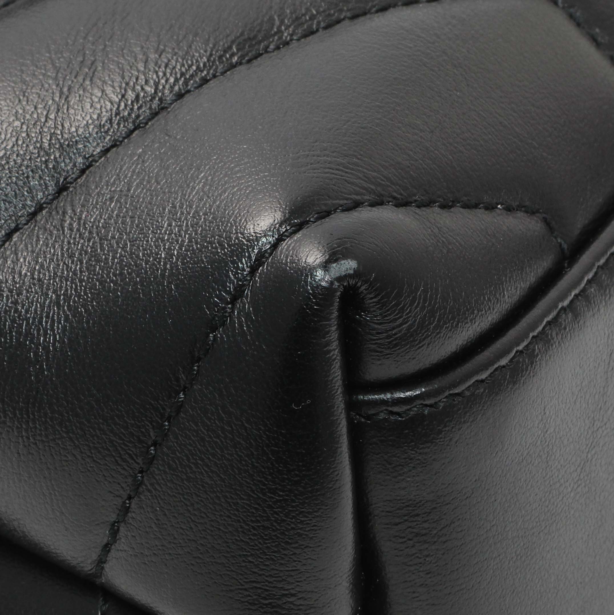 Saint Laurent Black Calfskin Monogram Toy Loulou Crossbody - Image 4