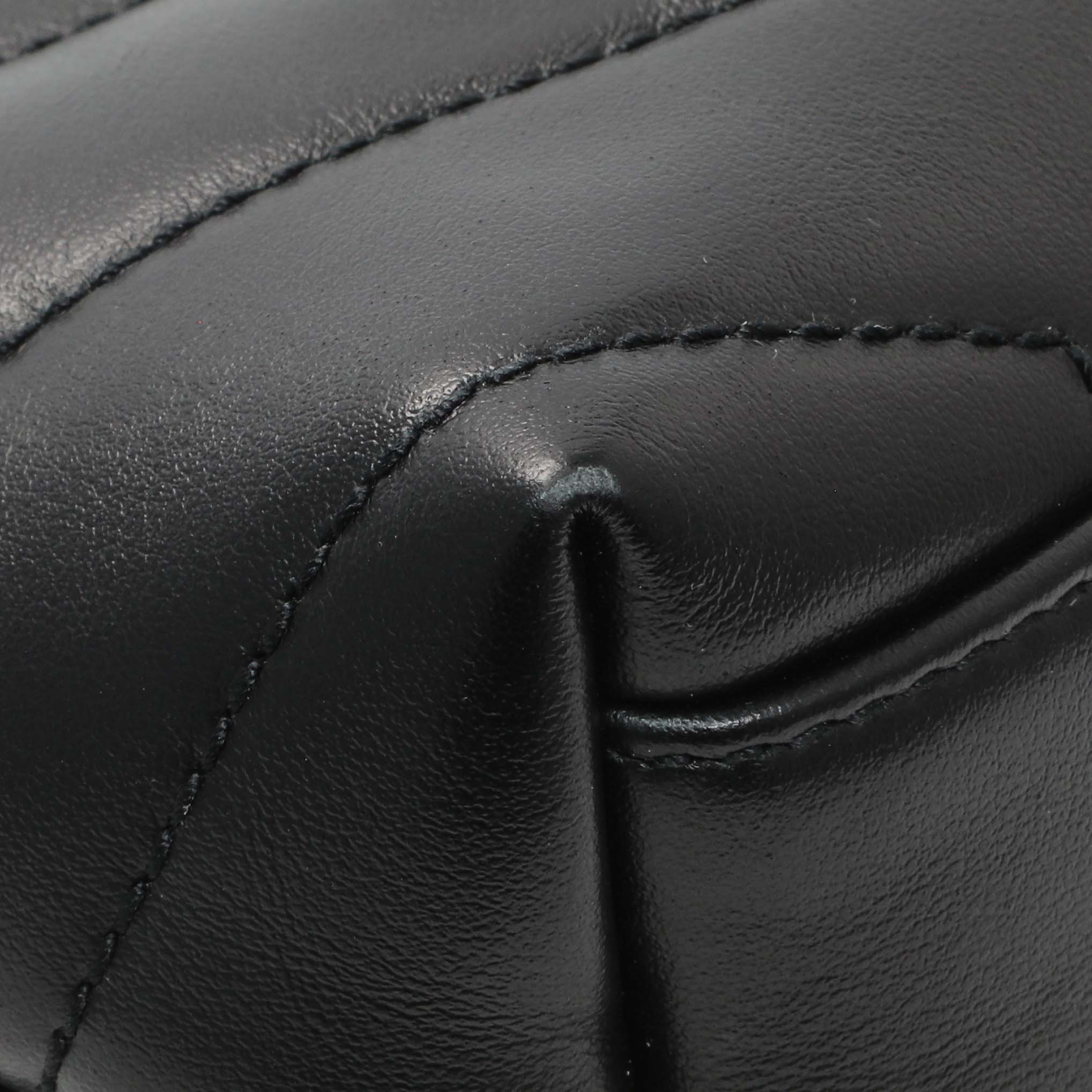 Saint Laurent Black Calfskin Monogram Toy Loulou Crossbody - Image 6