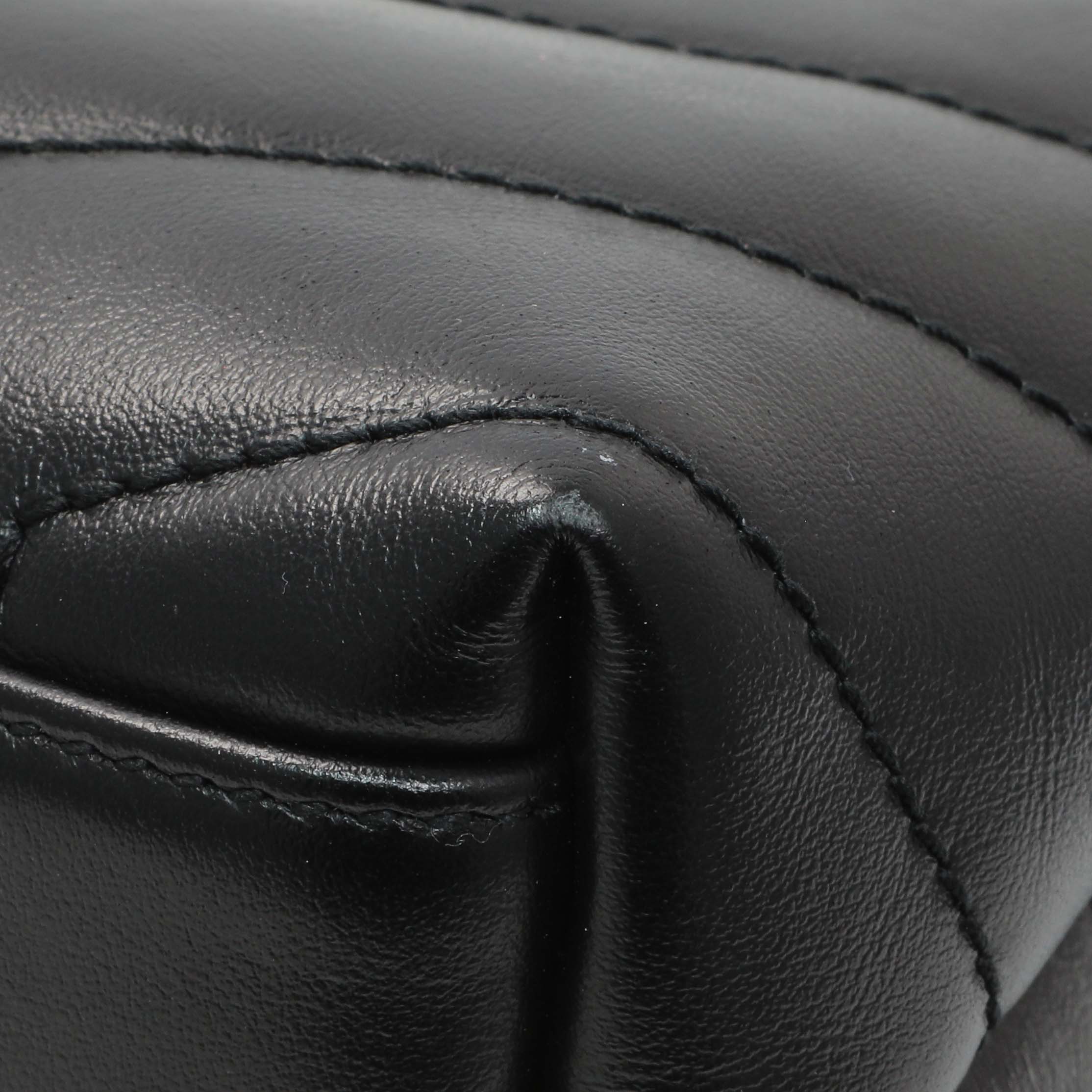 Saint Laurent Black Calfskin Monogram Toy Loulou Crossbody - Image 7