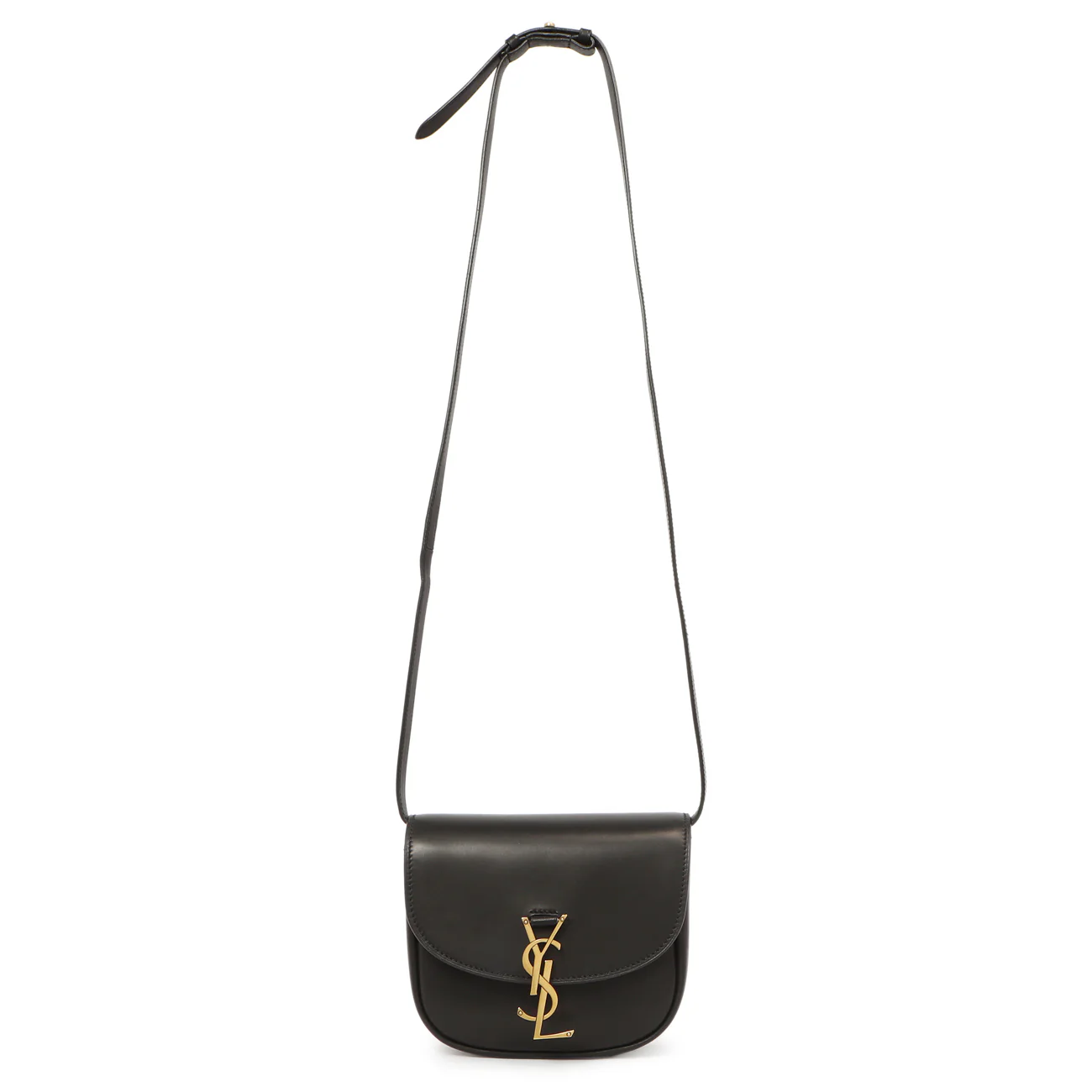 Saint Laurent Black Calfskin Small Kaia Satchel