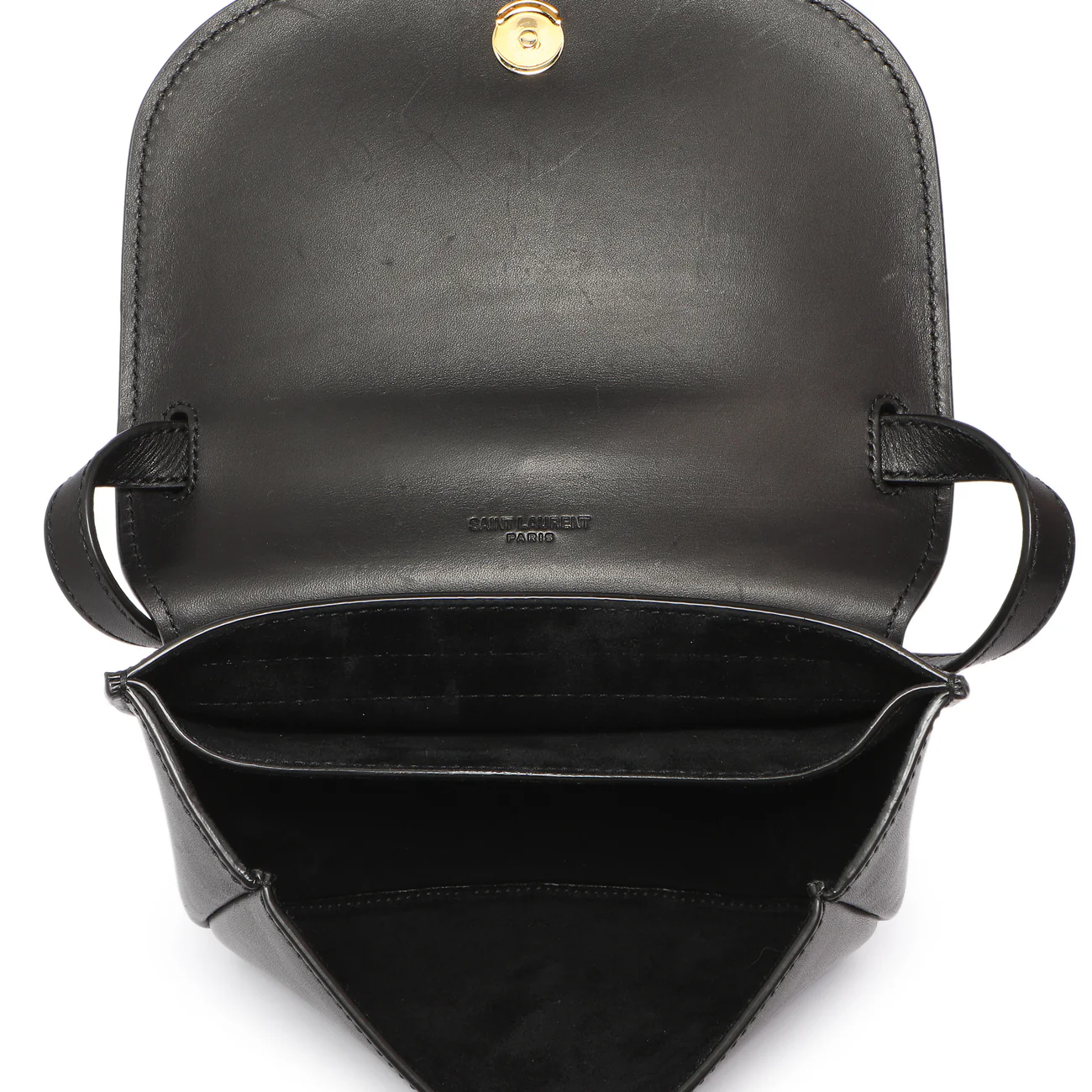 Saint Laurent Black Calfskin Small Kaia Satchel - Image 5