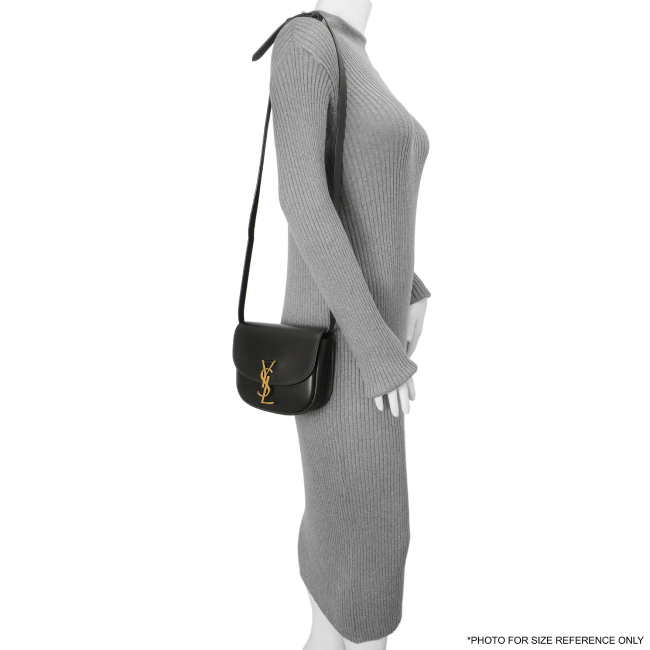 Saint Laurent Black Calfskin Small Kaia Satchel - Image 8