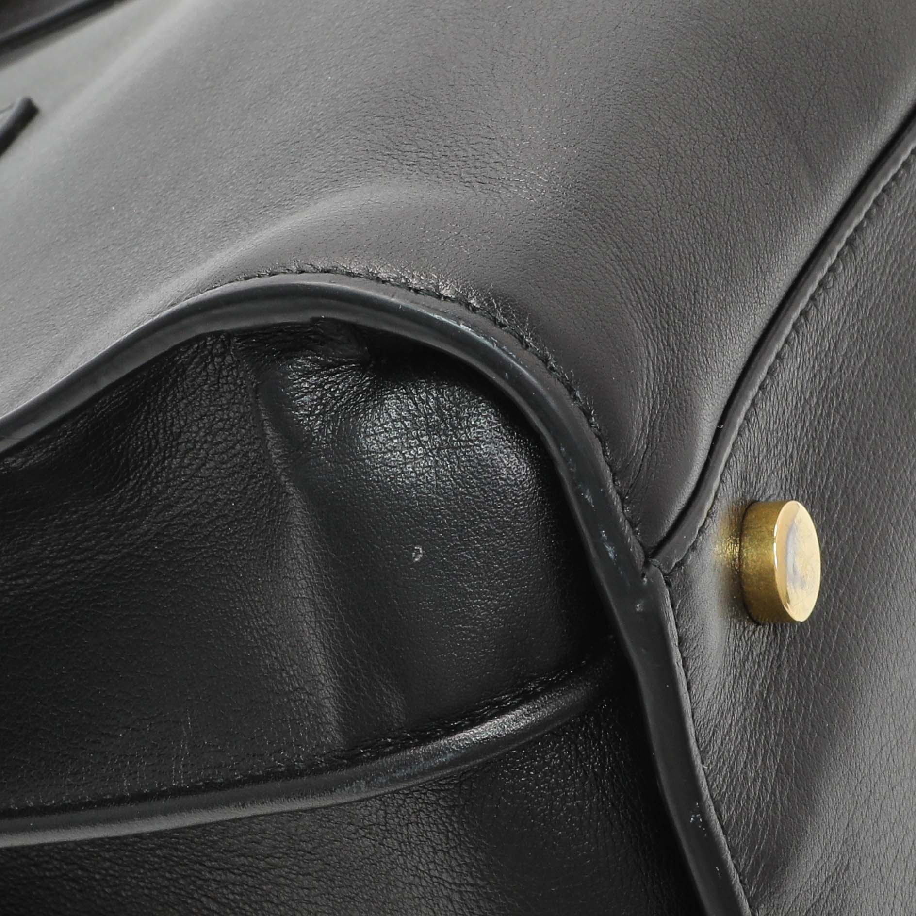 Saint Laurent Black Calfskin Small Sac De Jour - Image 4