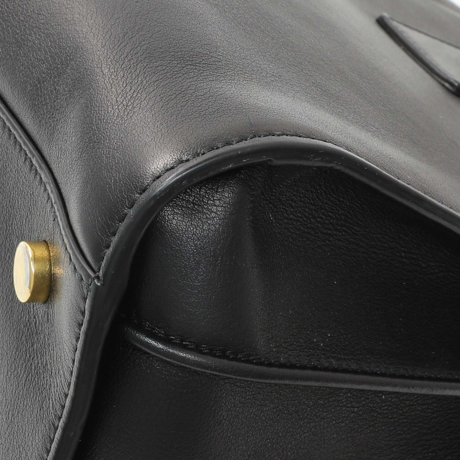 Saint Laurent Black Calfskin Small Sac De Jour - Image 5