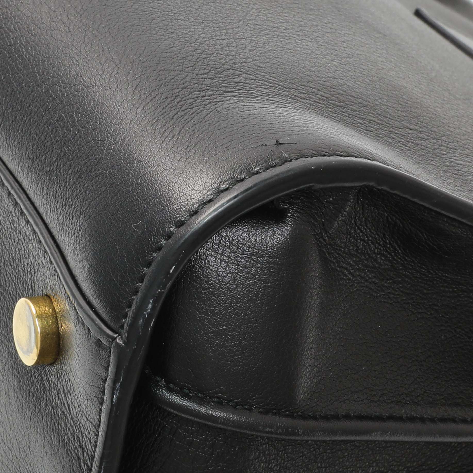 Saint Laurent Black Calfskin Small Sac De Jour - Image 7