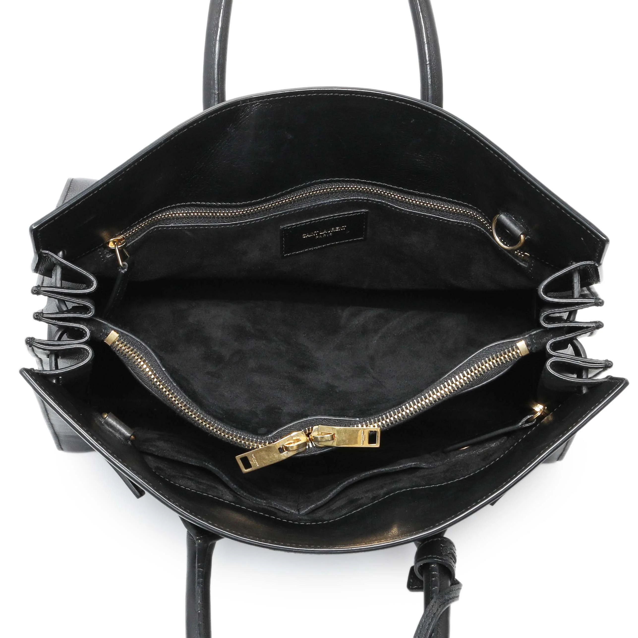Saint Laurent Black Calfskin Small Sac De Jour - Image 8