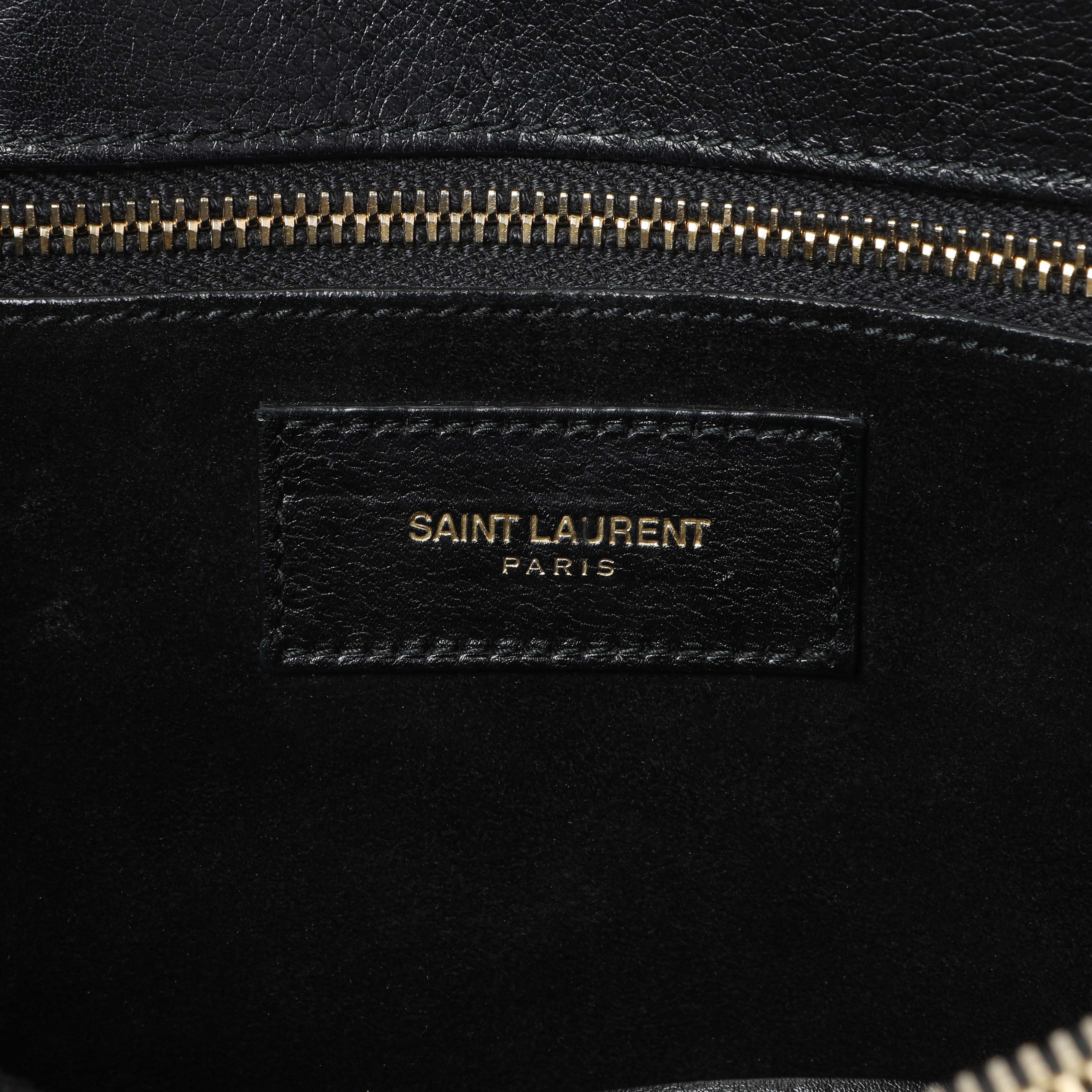Saint Laurent Black Calfskin Small Sac De Jour - Image 9