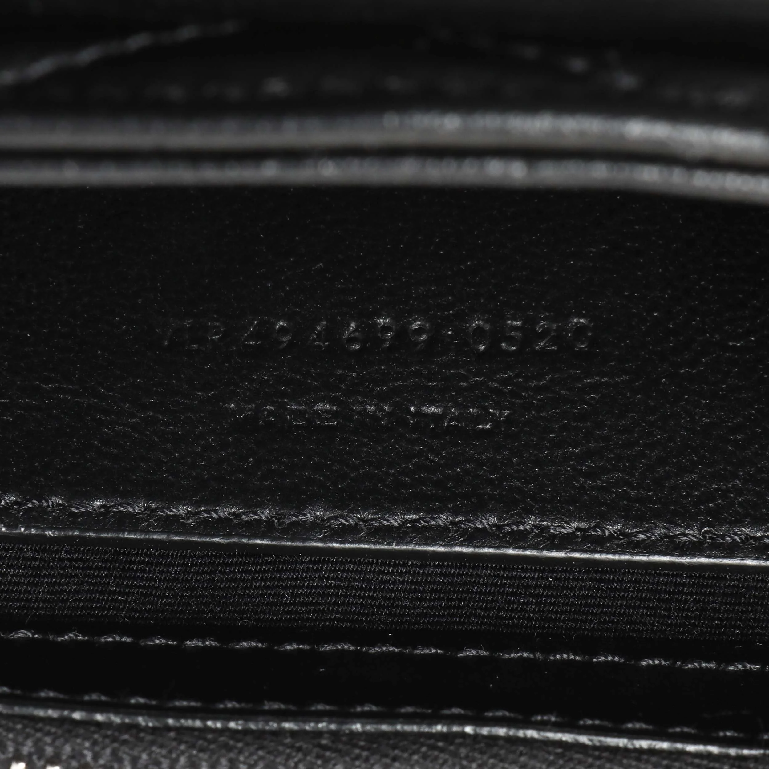 Saint Laurent Black Calfskin Y Quilted Monogram Small Loulou Chain Satchel - Image 10