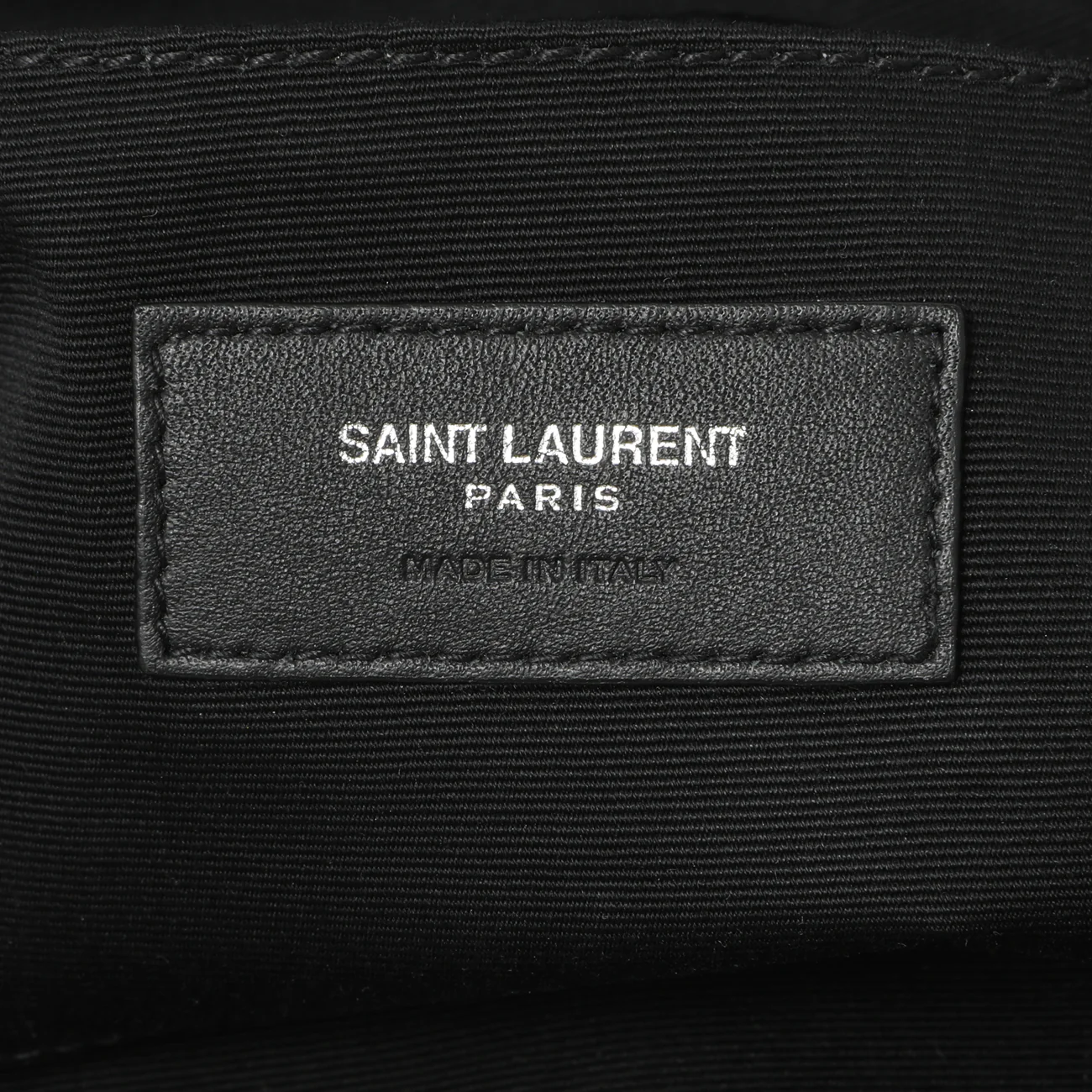 Saint Laurent Black Canvas Cassandre Monogram Belt Bag - Image 7