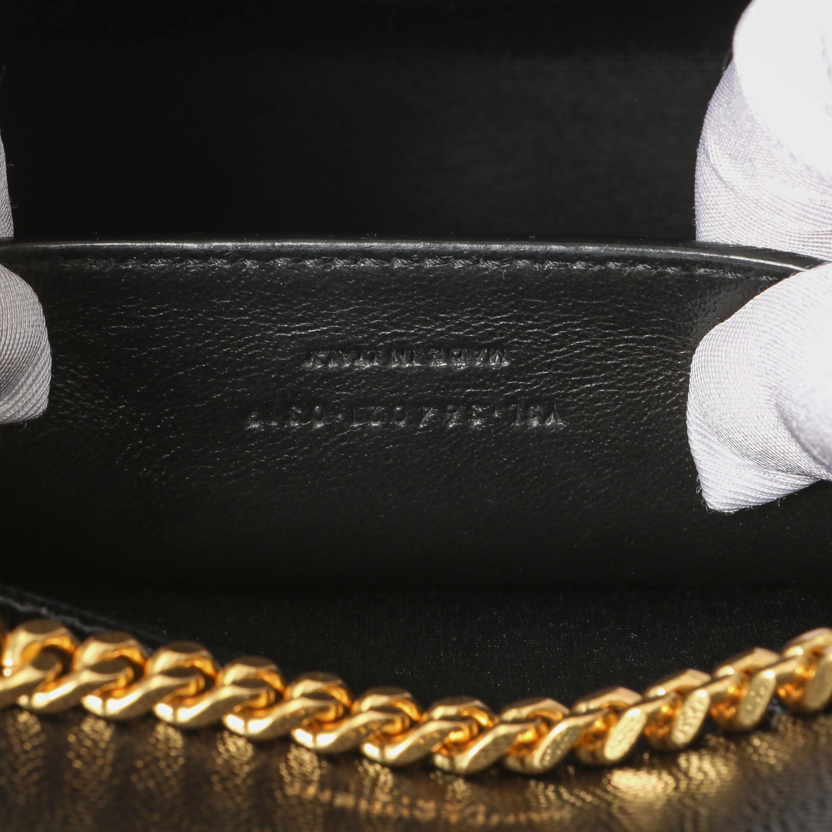 Saint Laurent Black Grain De Poudre Medium Monogram Kate Satchel - Image 6