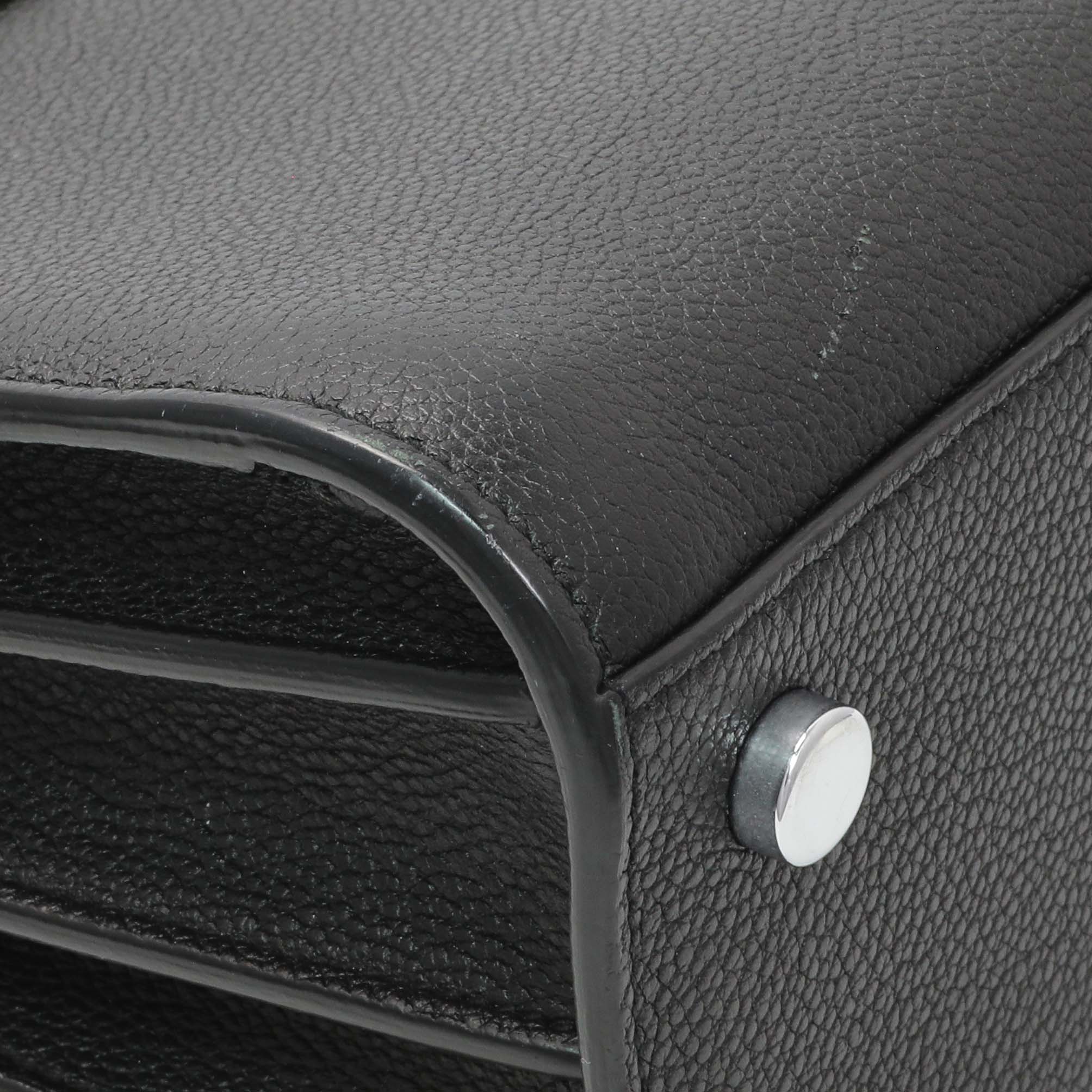 Saint Laurent Black Grained Calfskin Nano Sac De Jour - Image 4