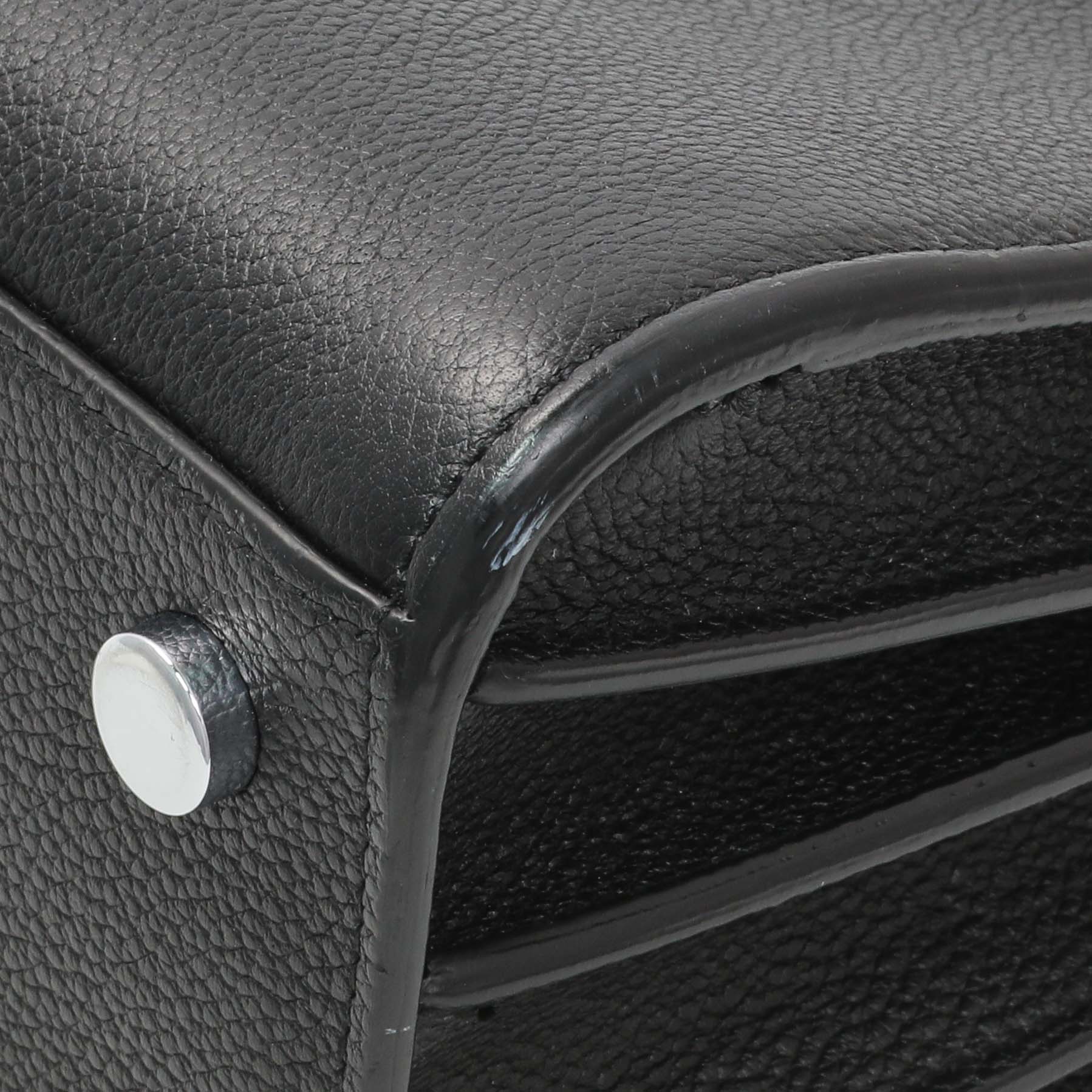 Saint Laurent Black Grained Calfskin Nano Sac De Jour - Image 5