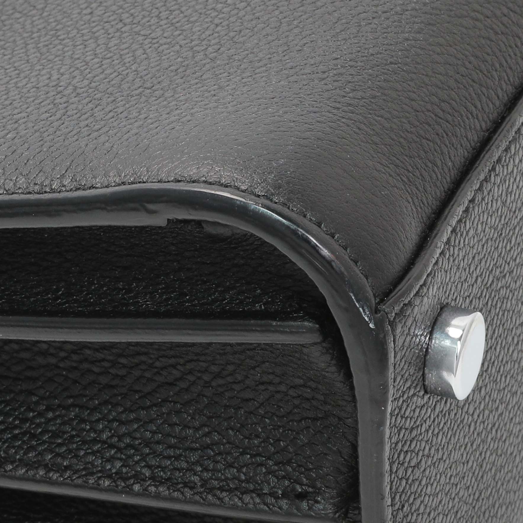 Saint Laurent Black Grained Calfskin Nano Sac De Jour - Image 6