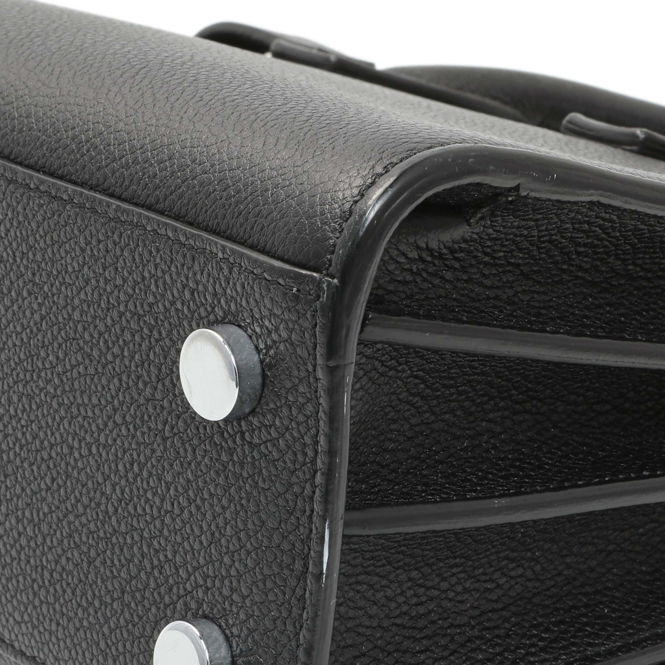 Saint Laurent Black Grained Calfskin Nano Sac De Jour - Image 7