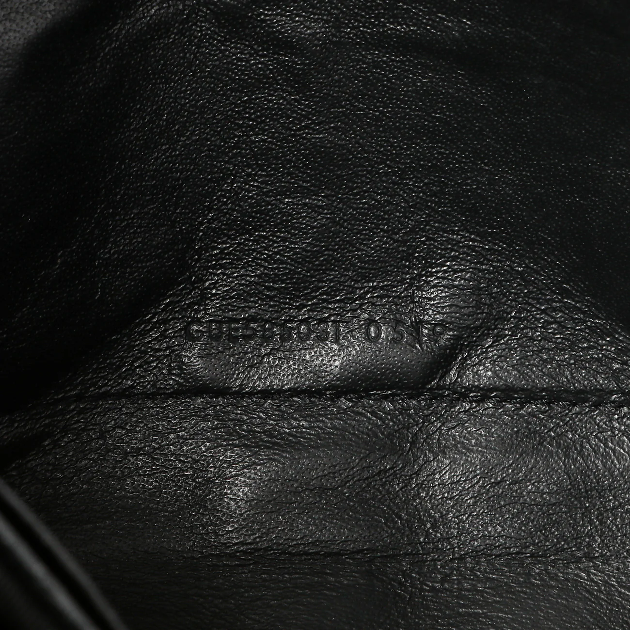 Saint Laurent Black Lambskin Diamond Quilted Becky Chain Wallet - Image 12