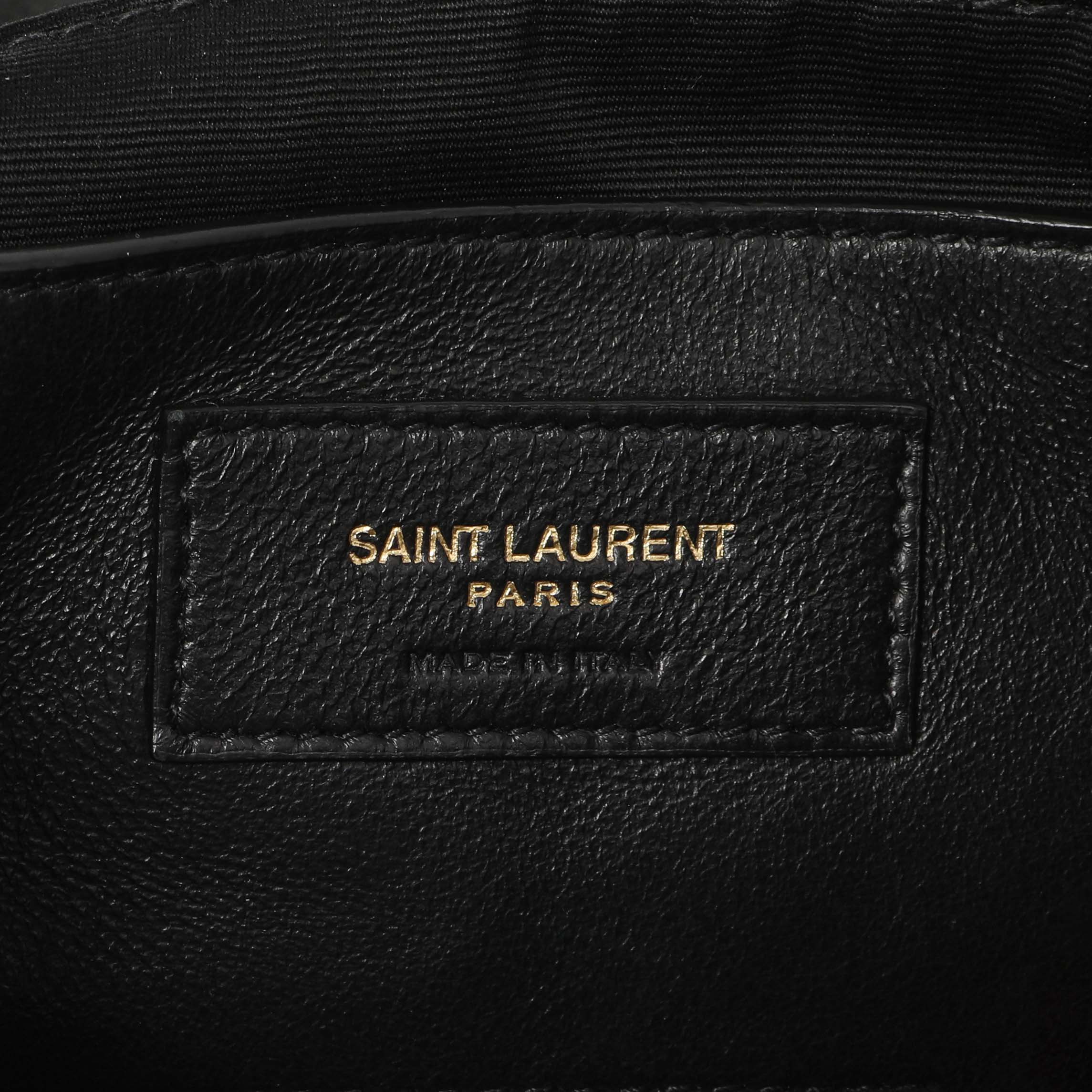 Saint Laurent Black Lambskin Matelasse Monogram Small Jamie 4.3 - Image 5