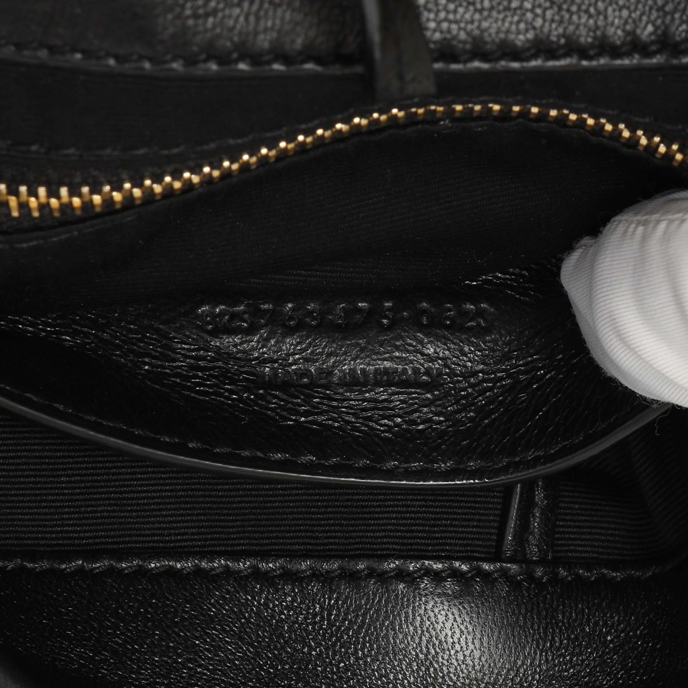 Saint Laurent Black Lambskin Matelasse Monogram Small Jamie 4.3 - Image 6
