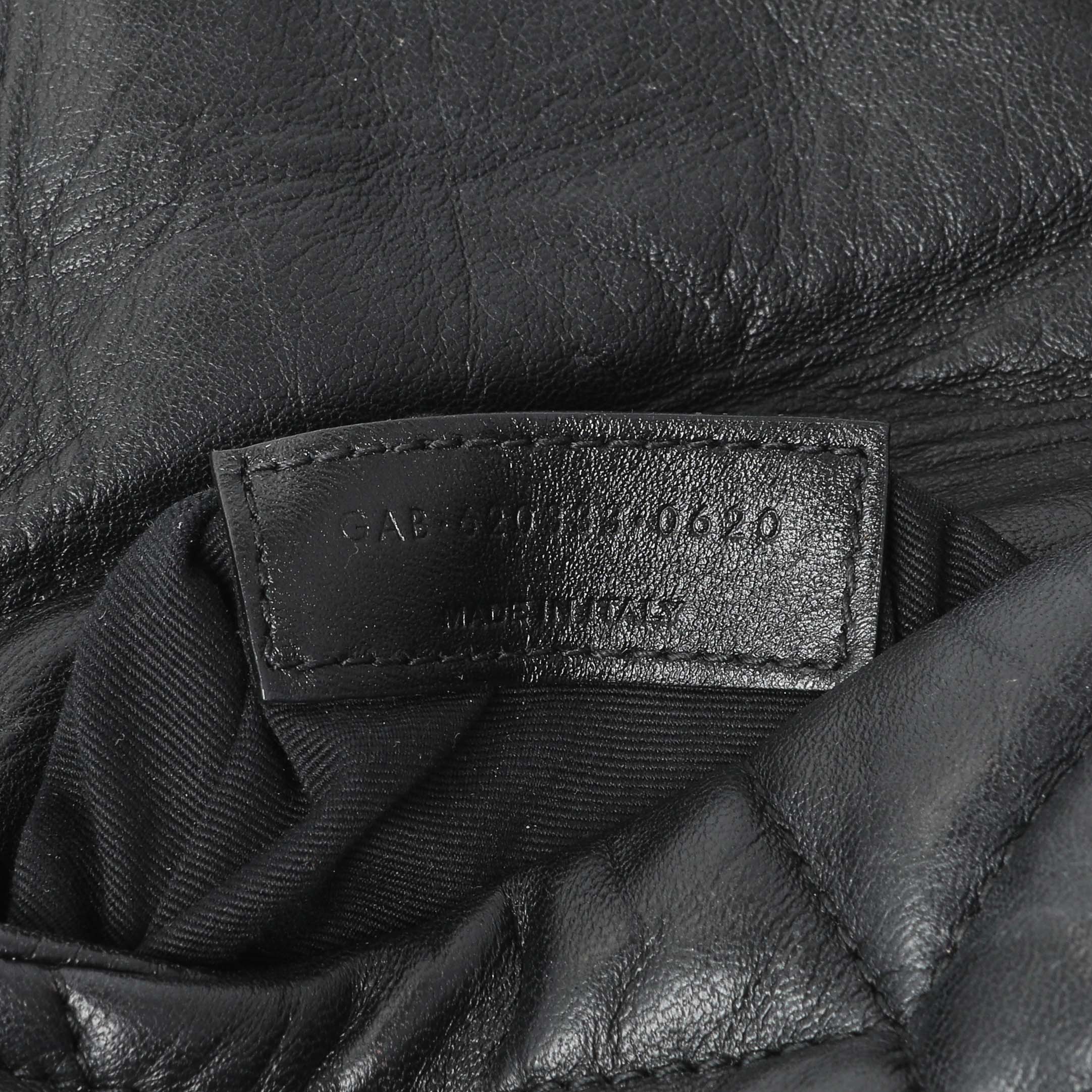 Saint Laurent Black Lambskin Quilted Toy Loulou Puffer Monogram Chain Satchel - Image 6