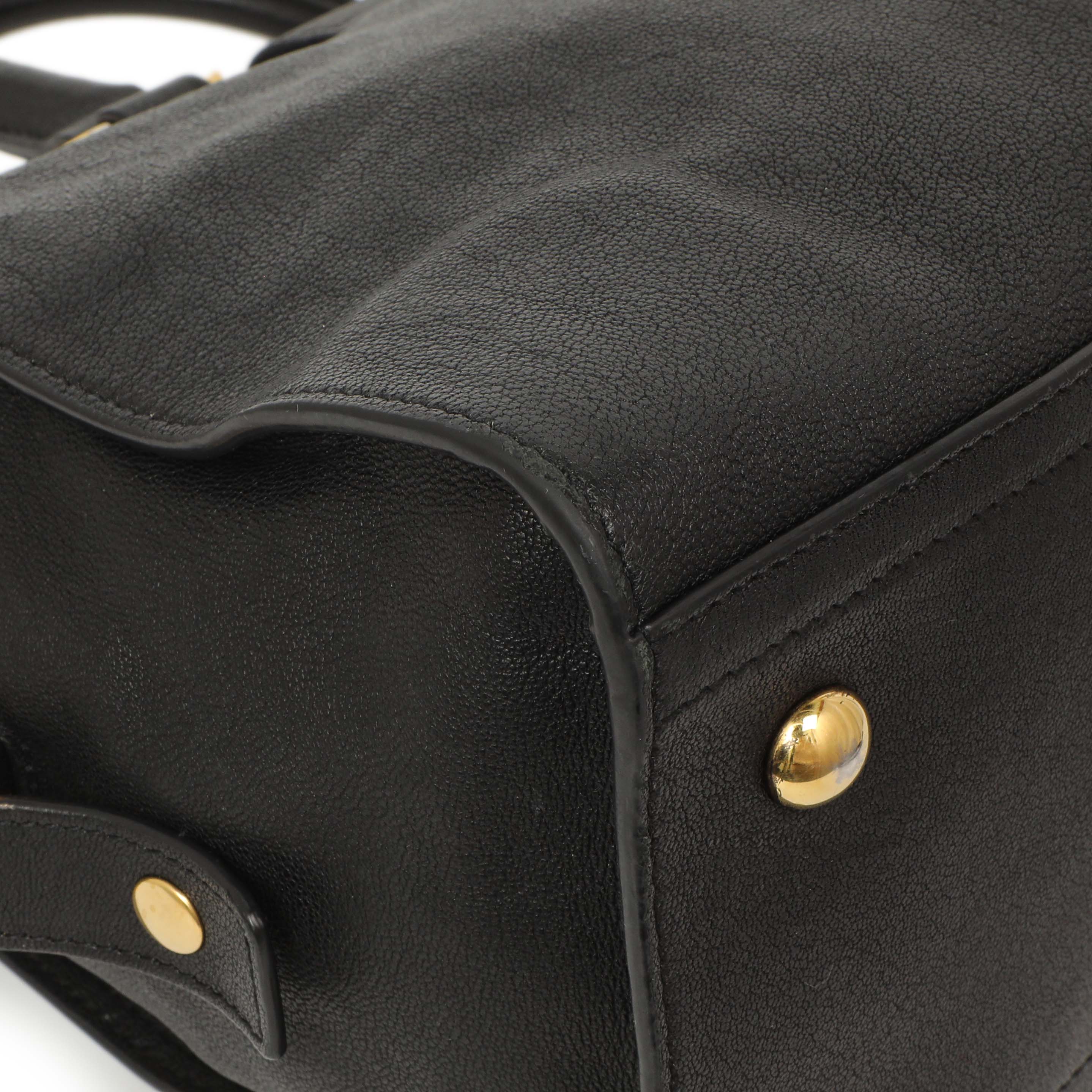 Saint Laurent Black Sheepskin Small Cabas Chyc - Image 6