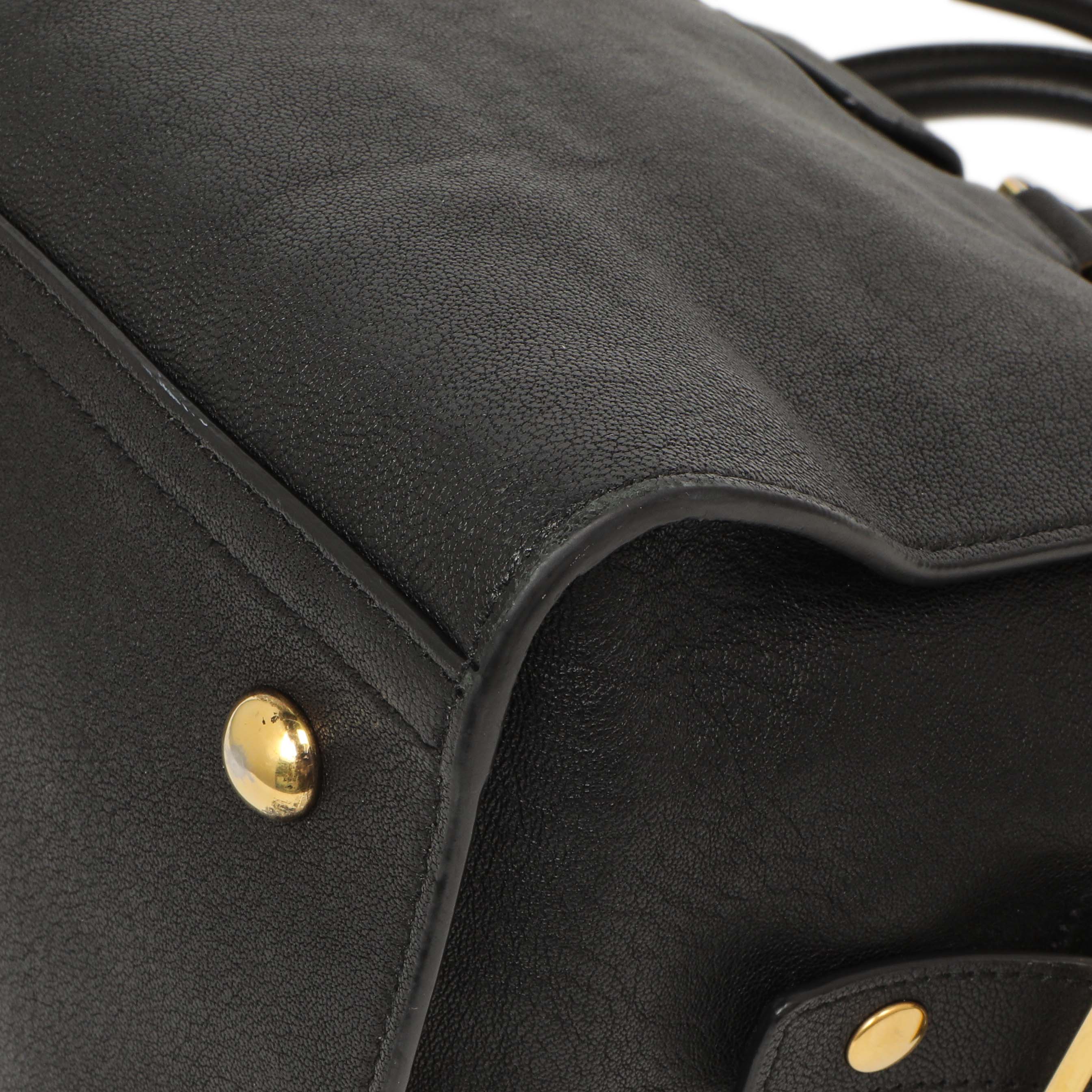 Saint Laurent Black Sheepskin Small Cabas Chyc - Image 7