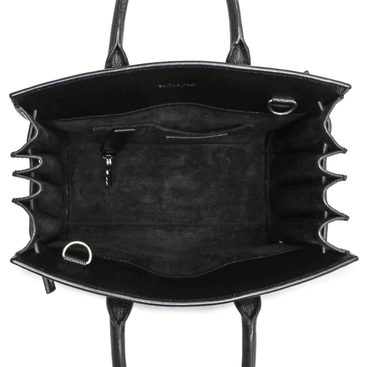 Saint Laurent Black Studded Calfskin Nano Sac De Jour - Image 4