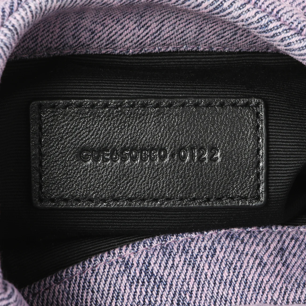 Saint Laurent Bleached Lilac Quilted Denim Loulou Puffer Monogram Clutch - Image 6