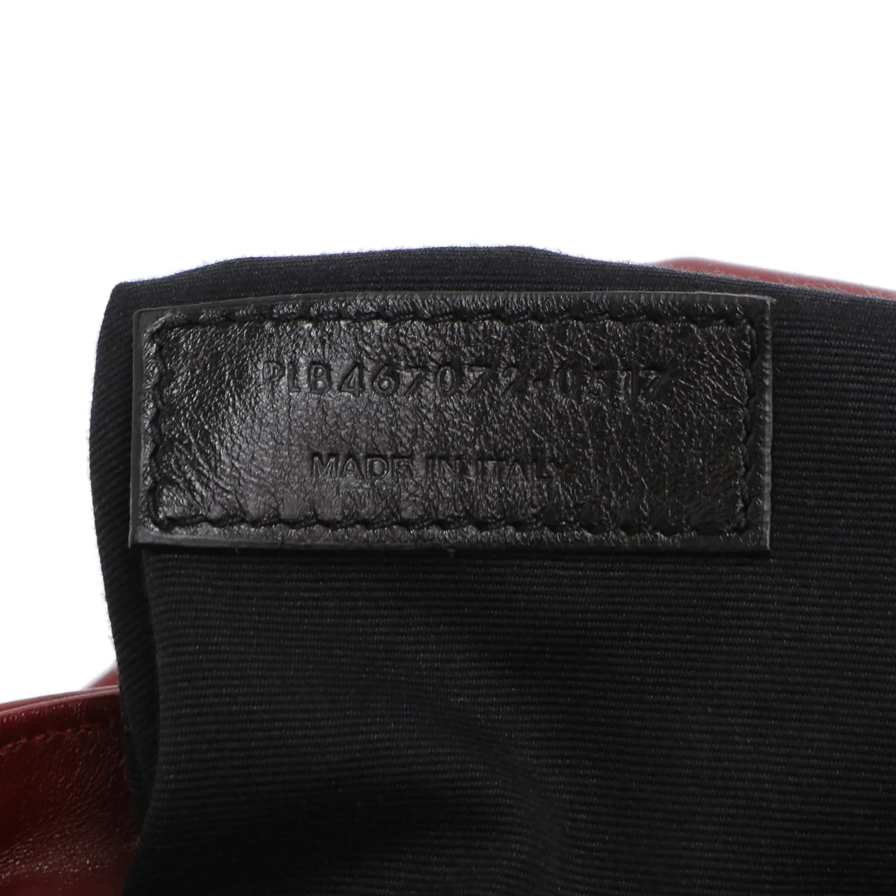 Saint Laurent Burgundy Calfskin Monogram Toy Loulou Crossbody - Image 10