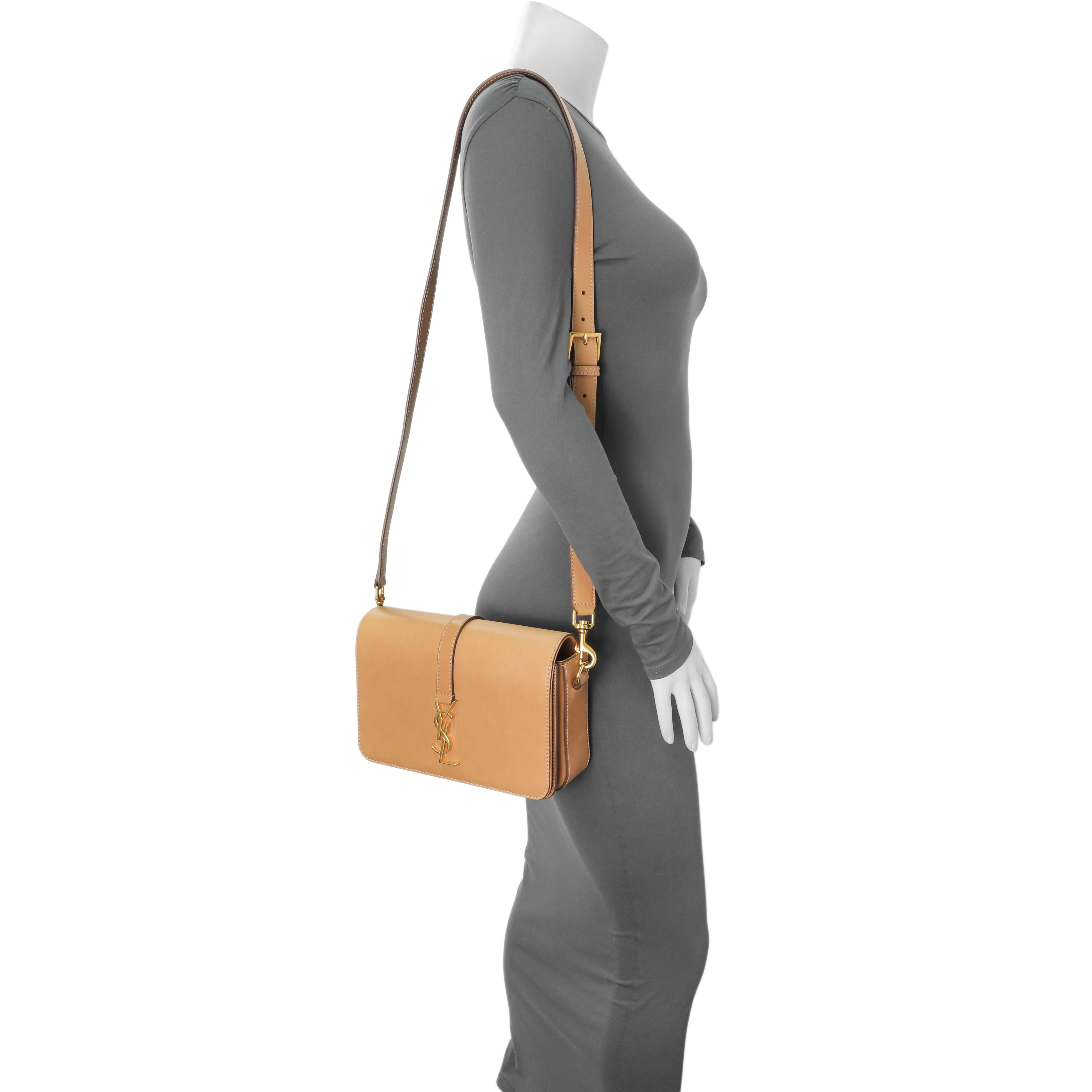 Saint Laurent Calfskin University Shoulder Bag - Image 8