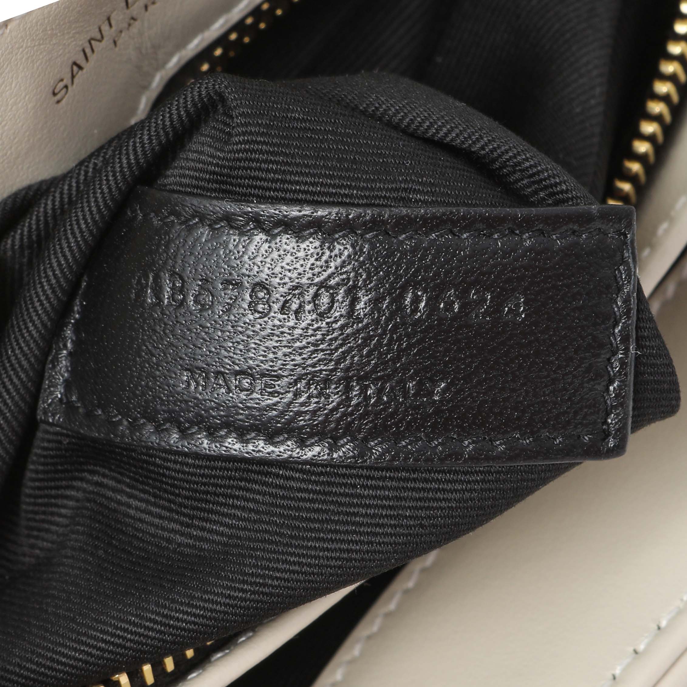 Saint Laurent Crema Calfskin Monogram Toy Loulou Crossbody - Image 10