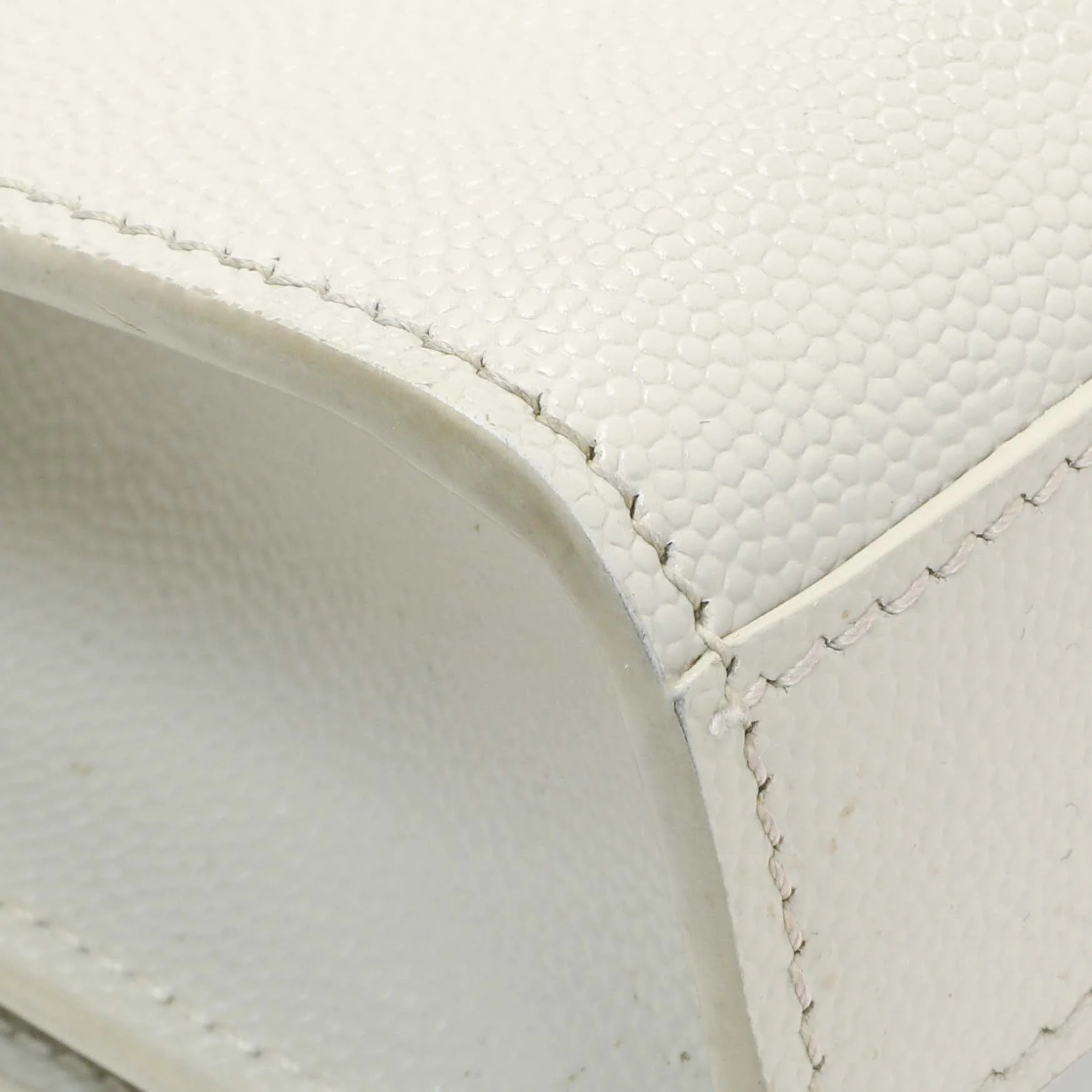 Saint Laurent Crema Soft Grain De Poudre Small Classic Monogram Kate Tassel Satchel - Image 6