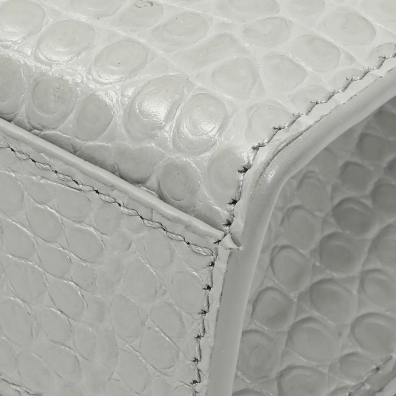 Saint Laurent Crocodile Embossed Calfskin Medium Monogram Kate Tassel Satchel - Image 8