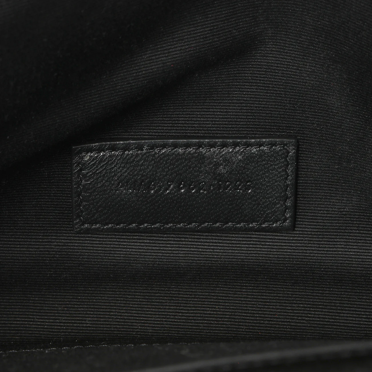 Saint Laurent Dark Beige Grain De Poudre Matelasse Chevron Monogram Cassandre Flap Pouch - Image 6