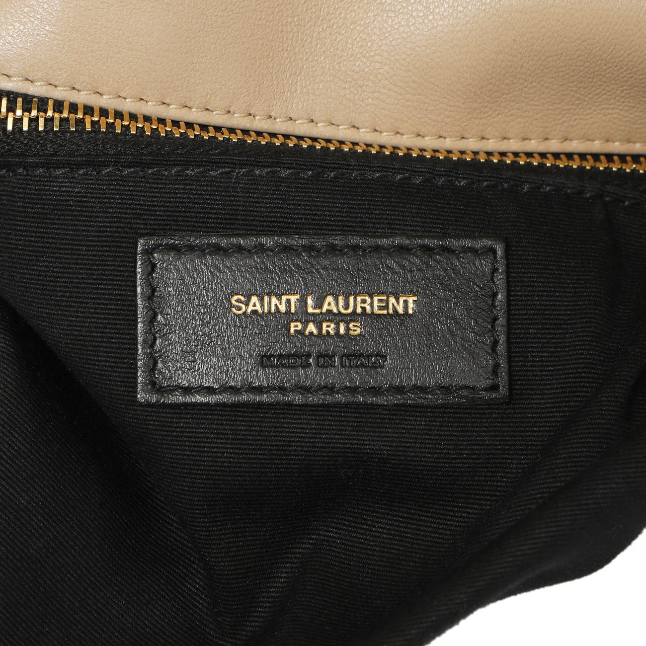 Saint Laurent Dark Beige Lambskin Small Loulou Puffer - Image 6