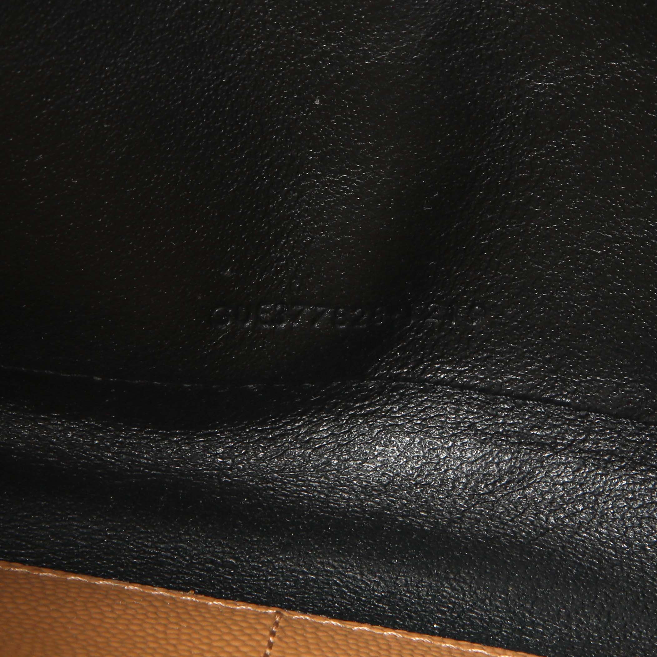 Saint Laurent Dune Grain De Poudre Matelasse Chevron Monogram Chain Wallet - Image 6