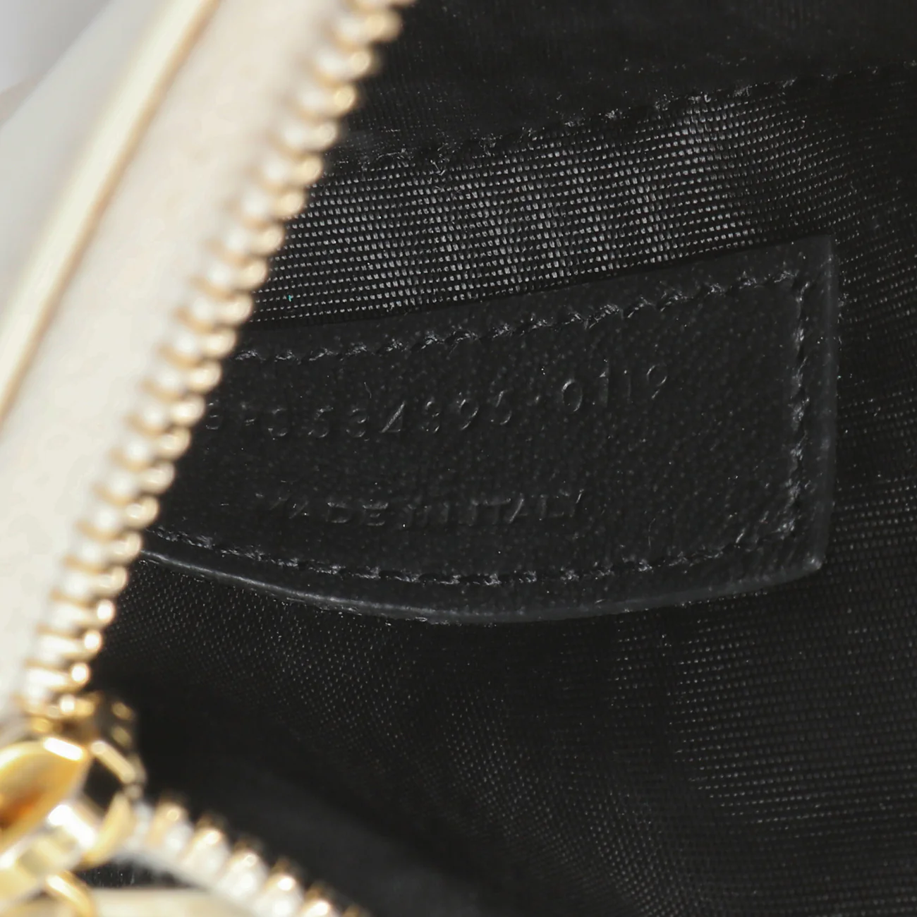 Saint Laurent Ivory Calfskin Kate Belt Bag - Image 10