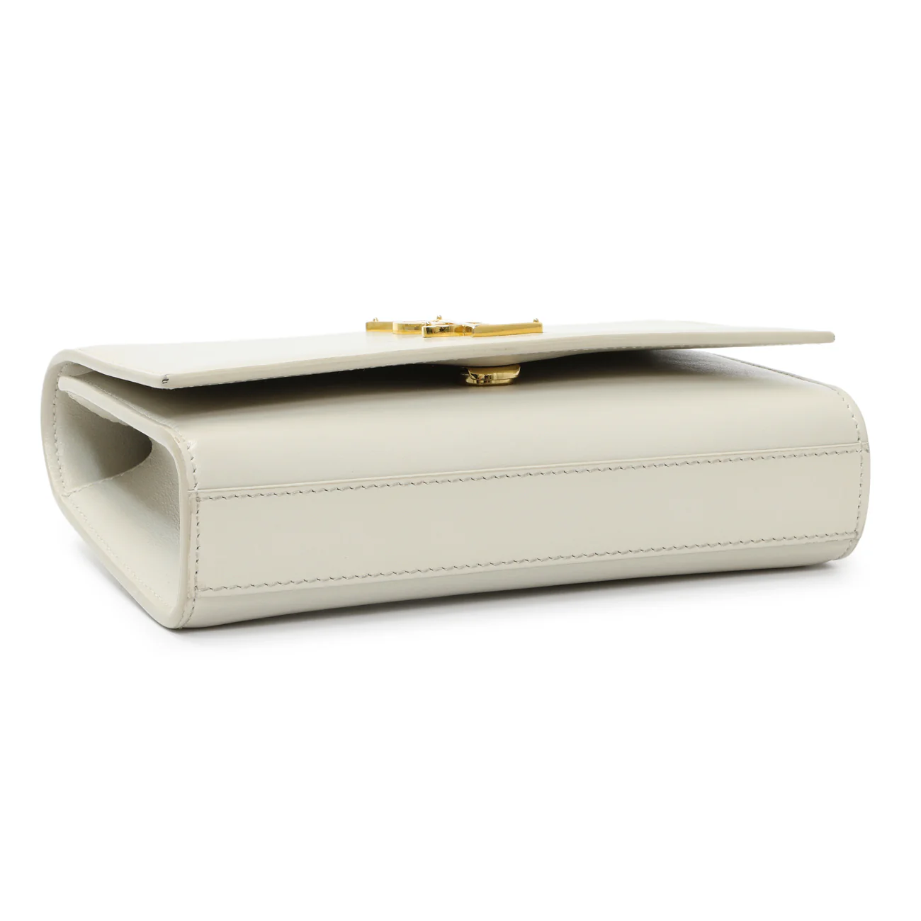 Saint Laurent Ivory Calfskin Kate Belt Bag - Image 3