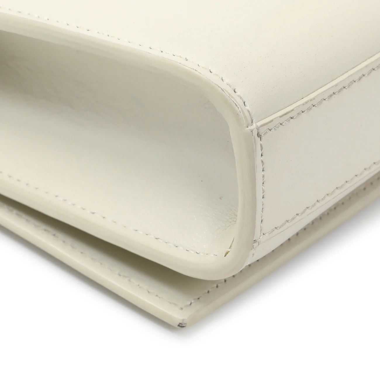 Saint Laurent Ivory Calfskin Kate Belt Bag - Image 6