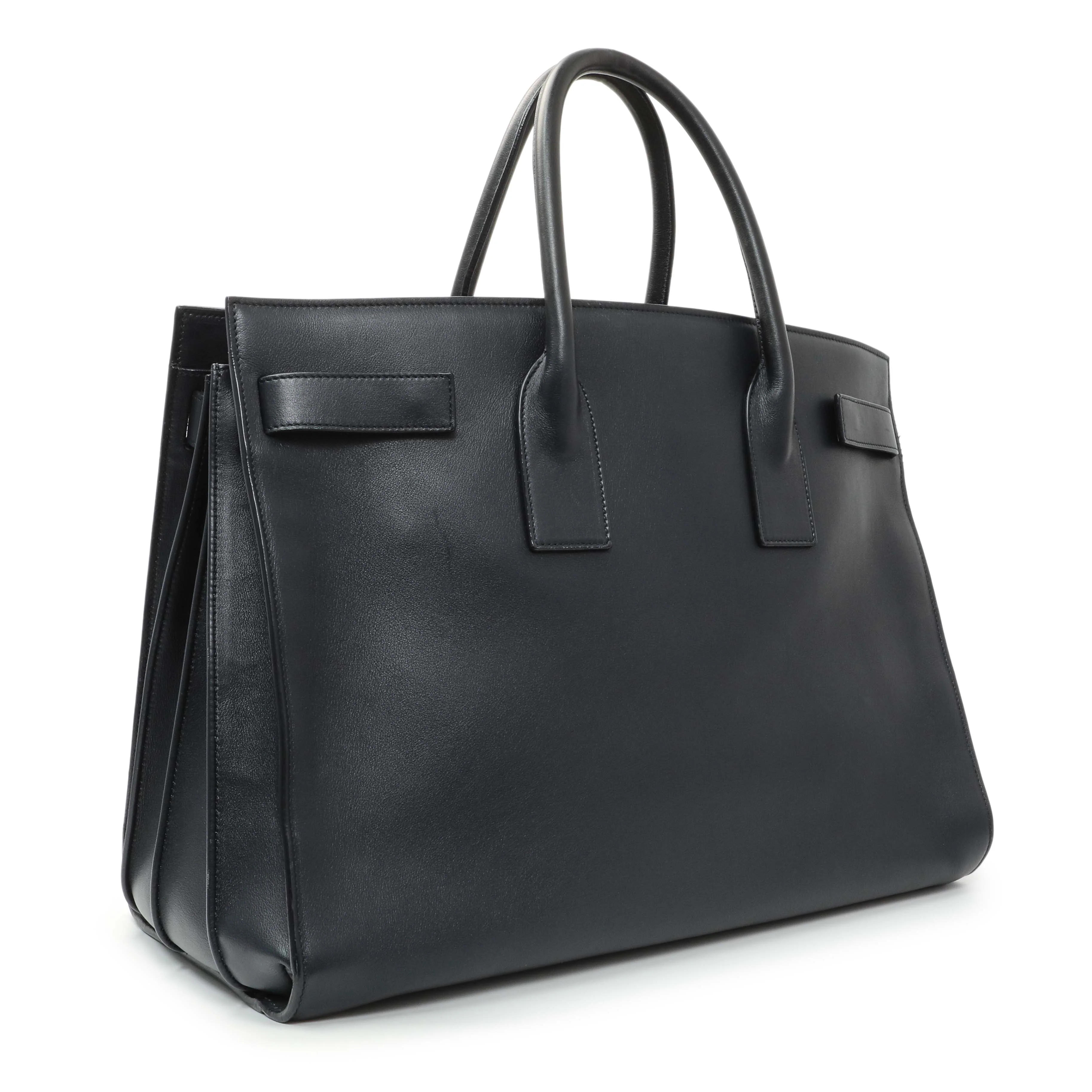Saint Laurent Navy Calfskin Large Sac De Jour - Image 2