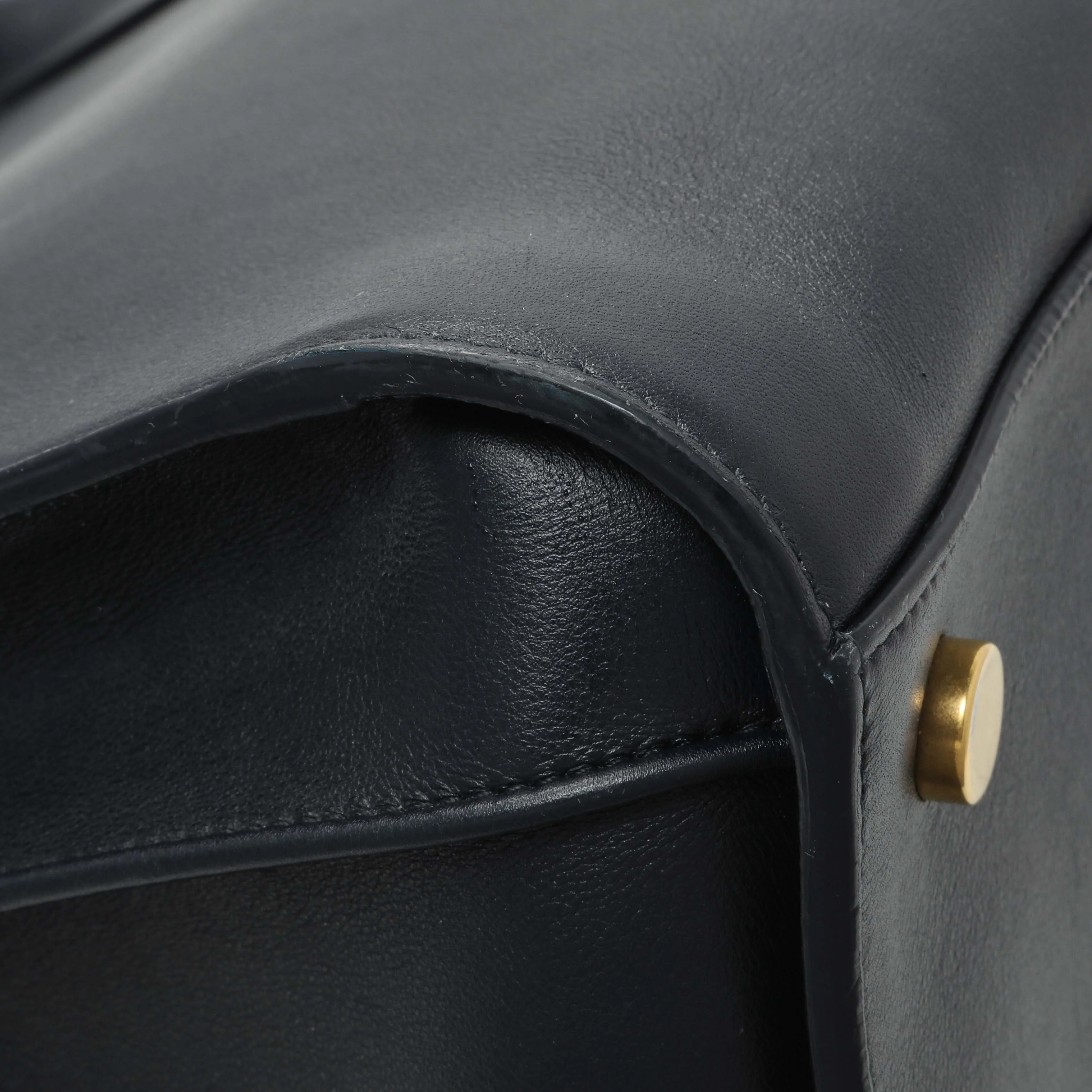 Saint Laurent Navy Calfskin Large Sac De Jour - Image 4